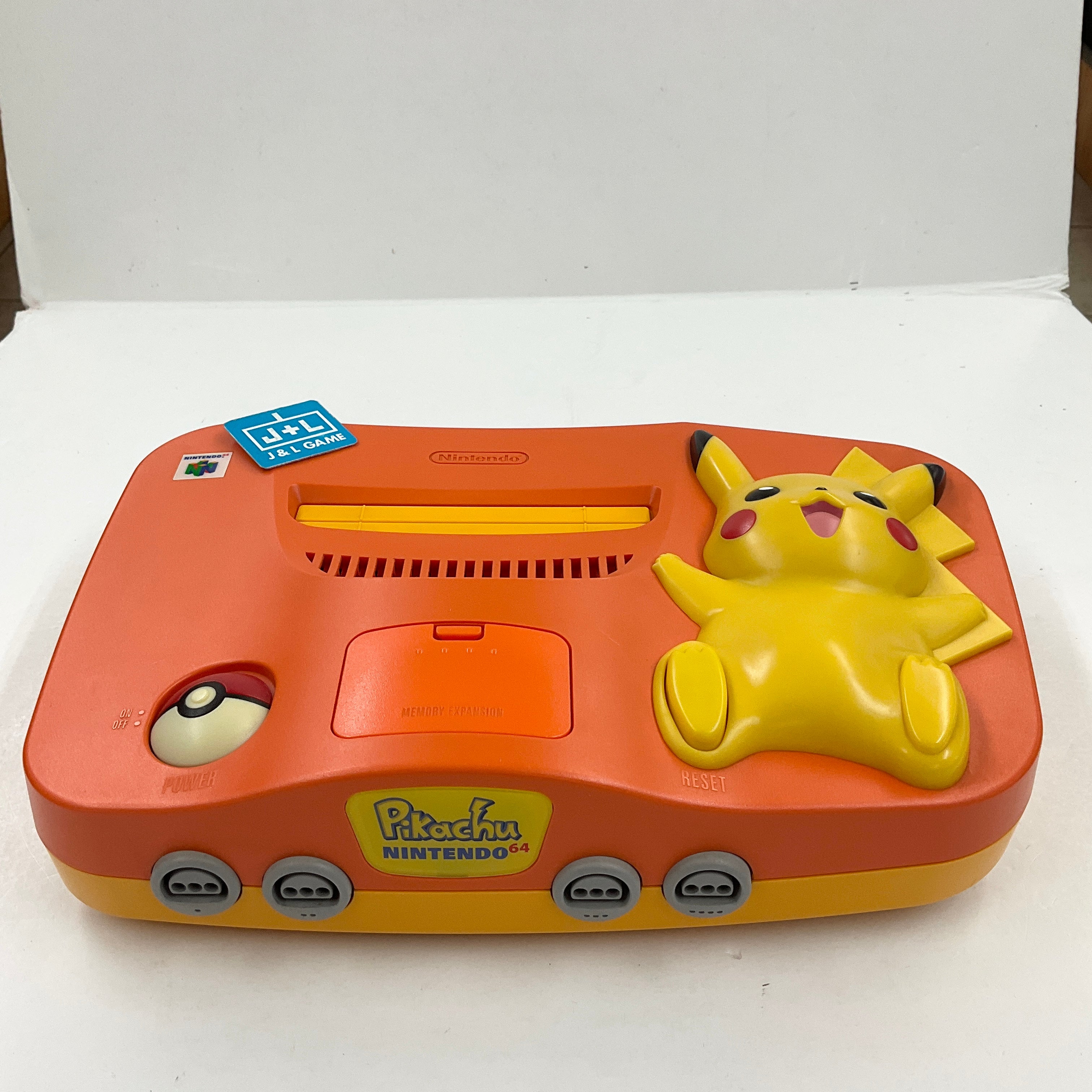 Nintendo 64 Hardware Console (Pikachu Edition) (Orange and Yellow