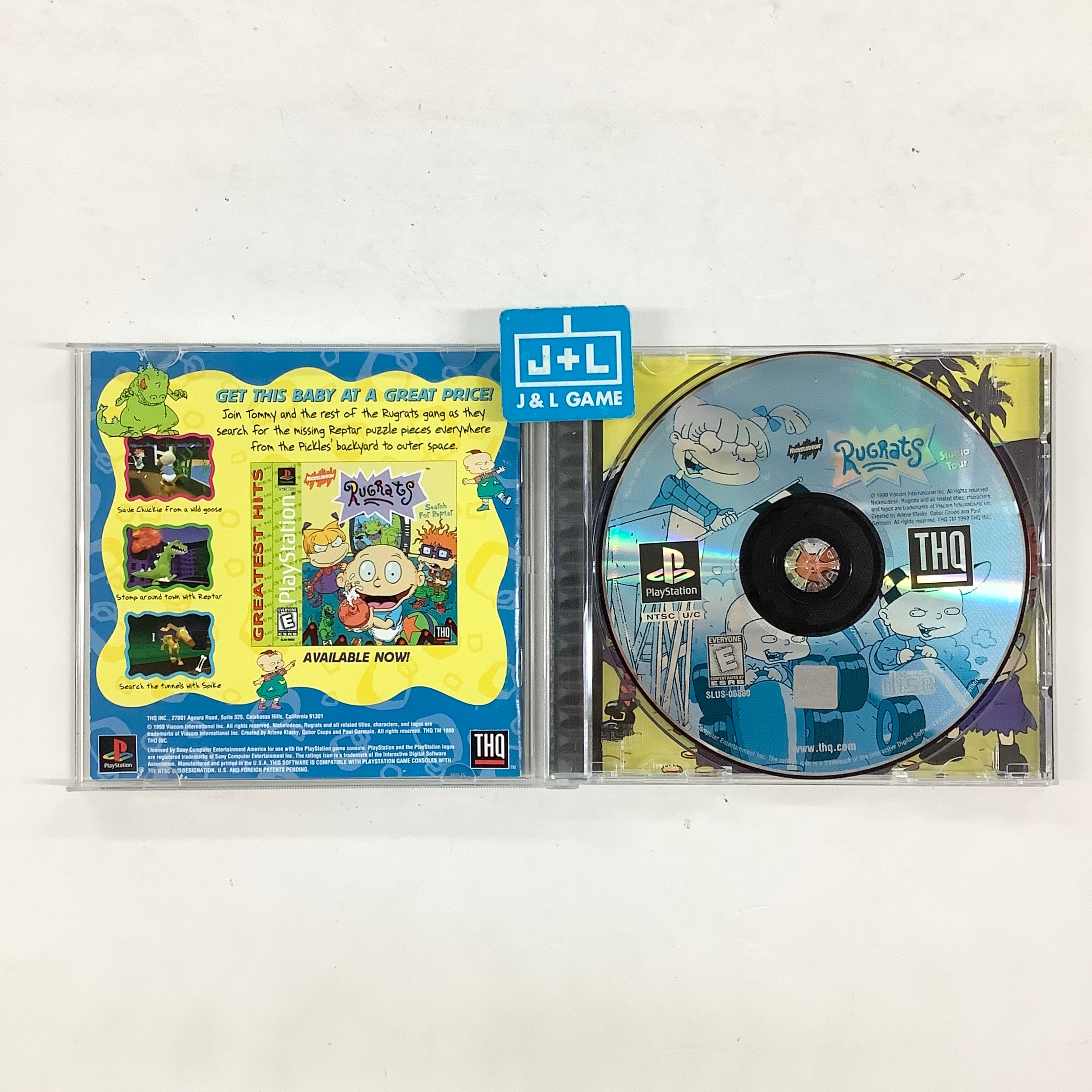 Rugrats: Studio Tour - (PS1) PlayStation 1 [Pre-Owned] Video Games THQ