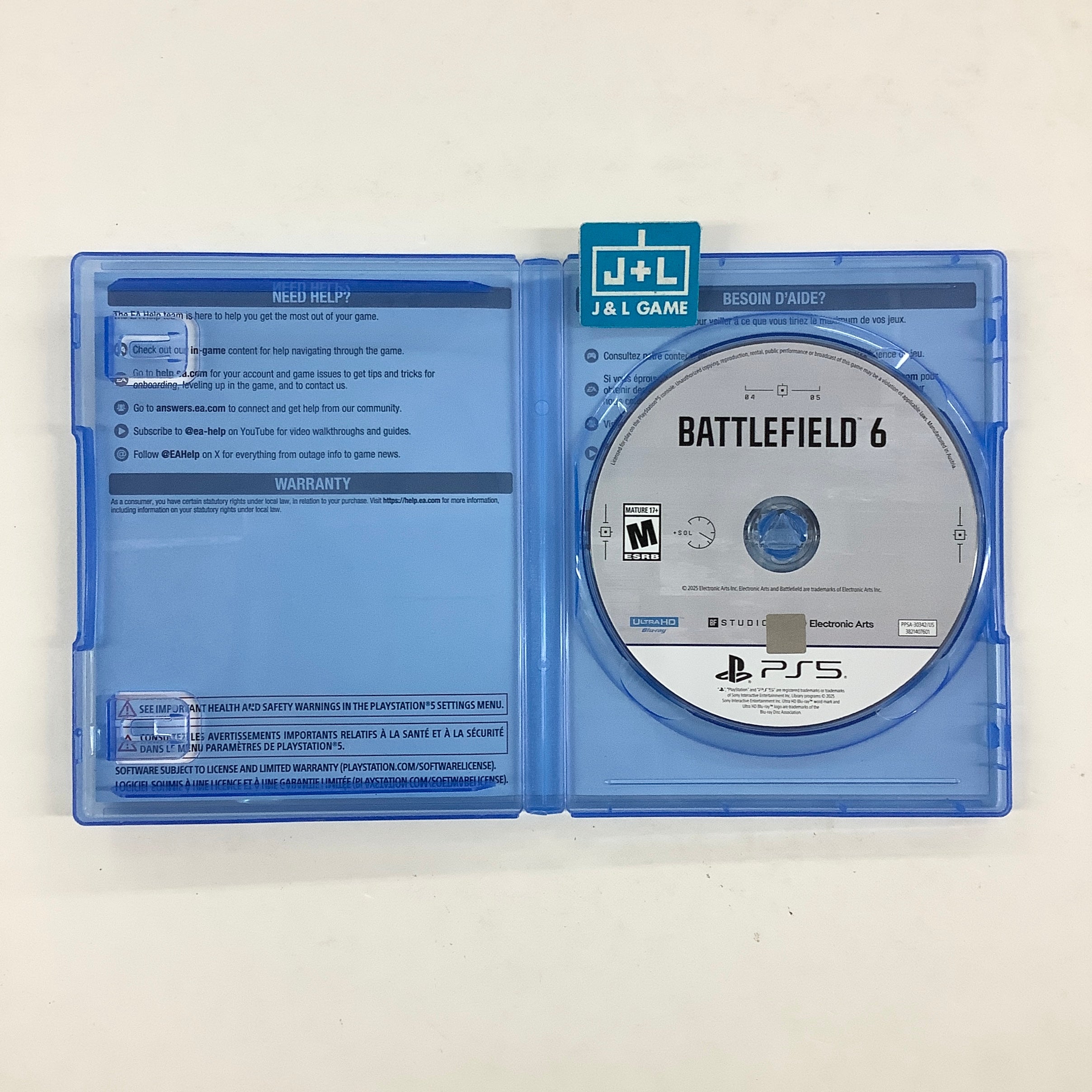 Battlefield 6 - (PS5) PlayStation 5 [Pre-Owned] Video Games Electronic Arts