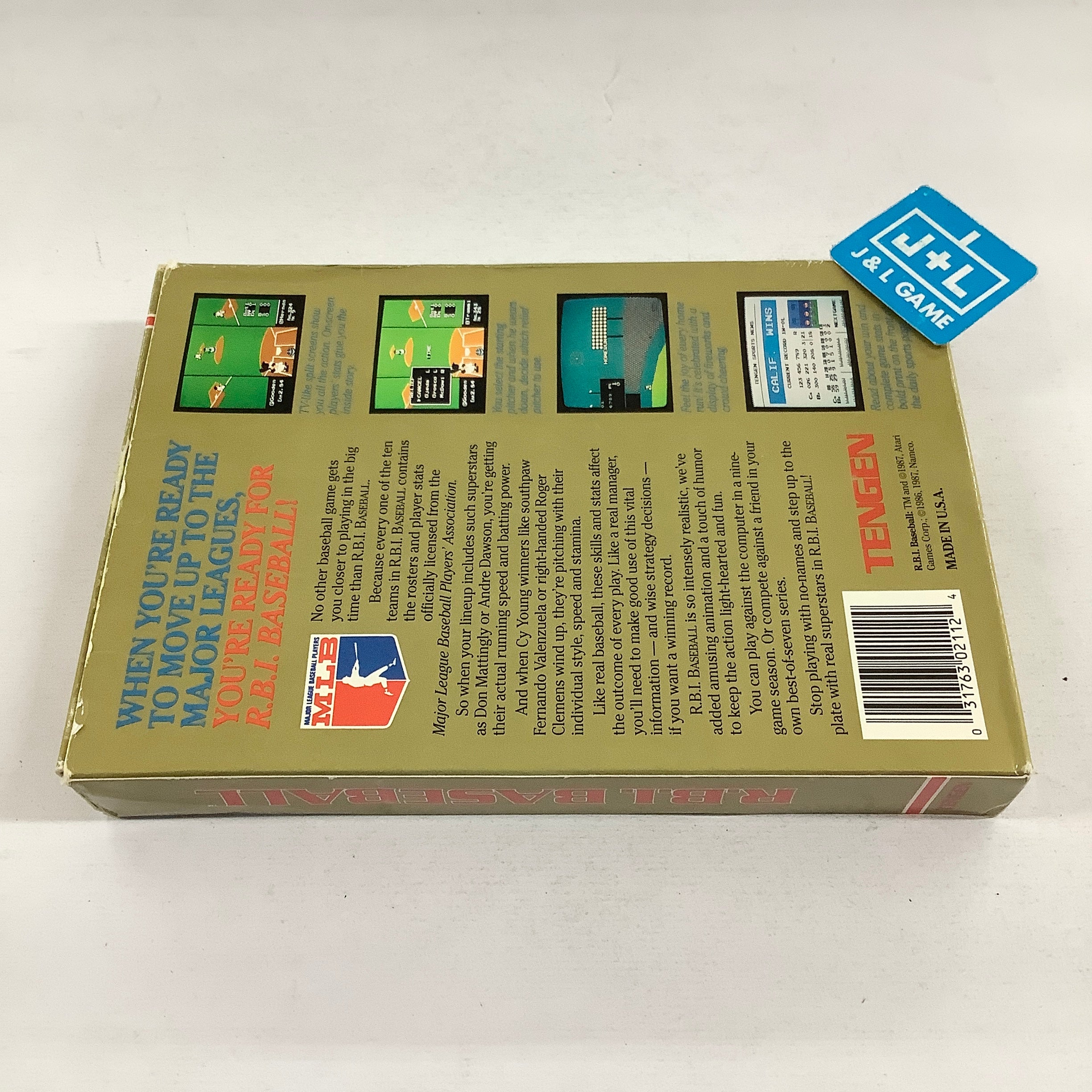 R.B.I. Baseball (Unlicensed) - (NES) Nintendo Entertainment System [Pre-Owned] Video Games Tengen