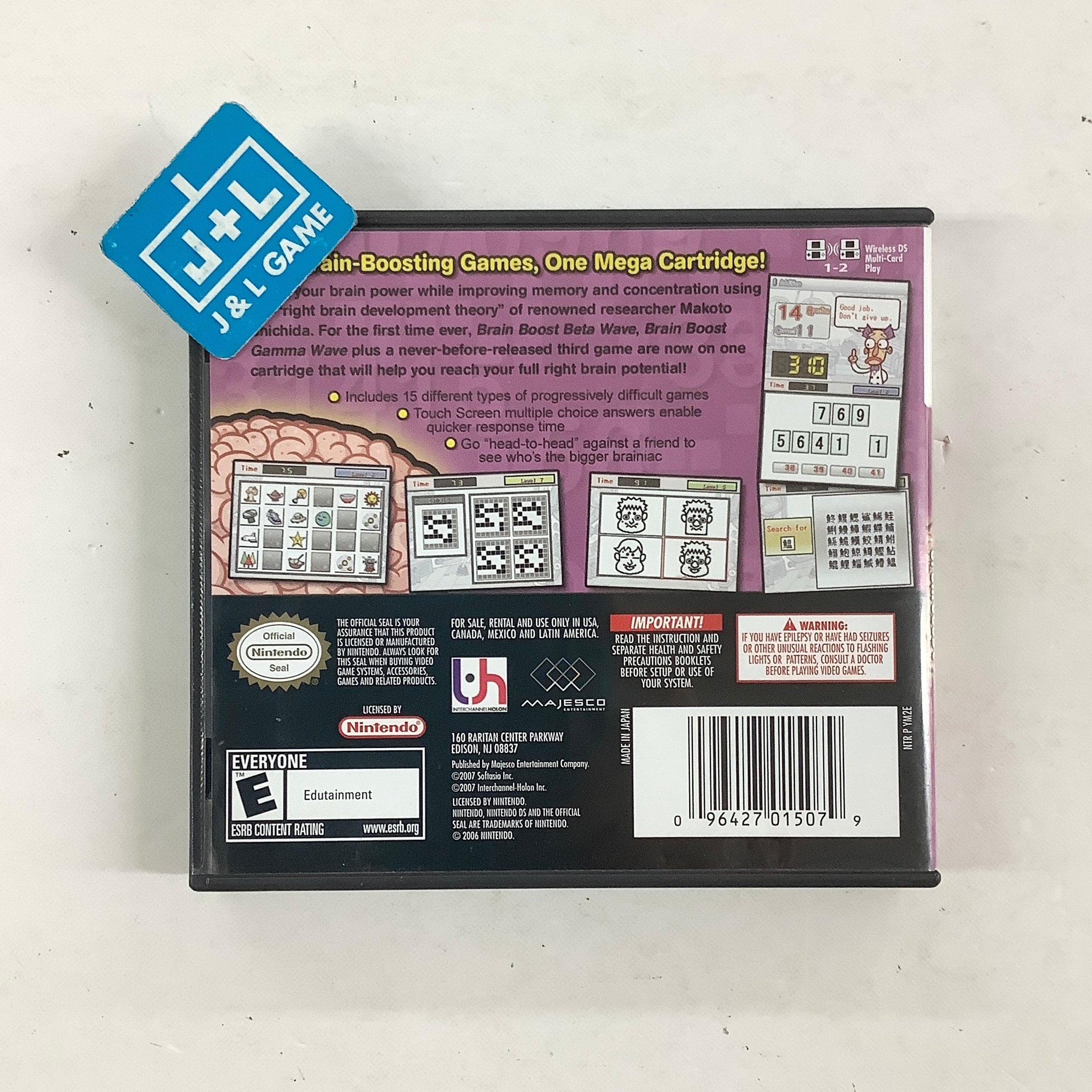 Mega Brain Boost - (NDS) Nintendo DS [Pre-Owned] Video Games Majesco