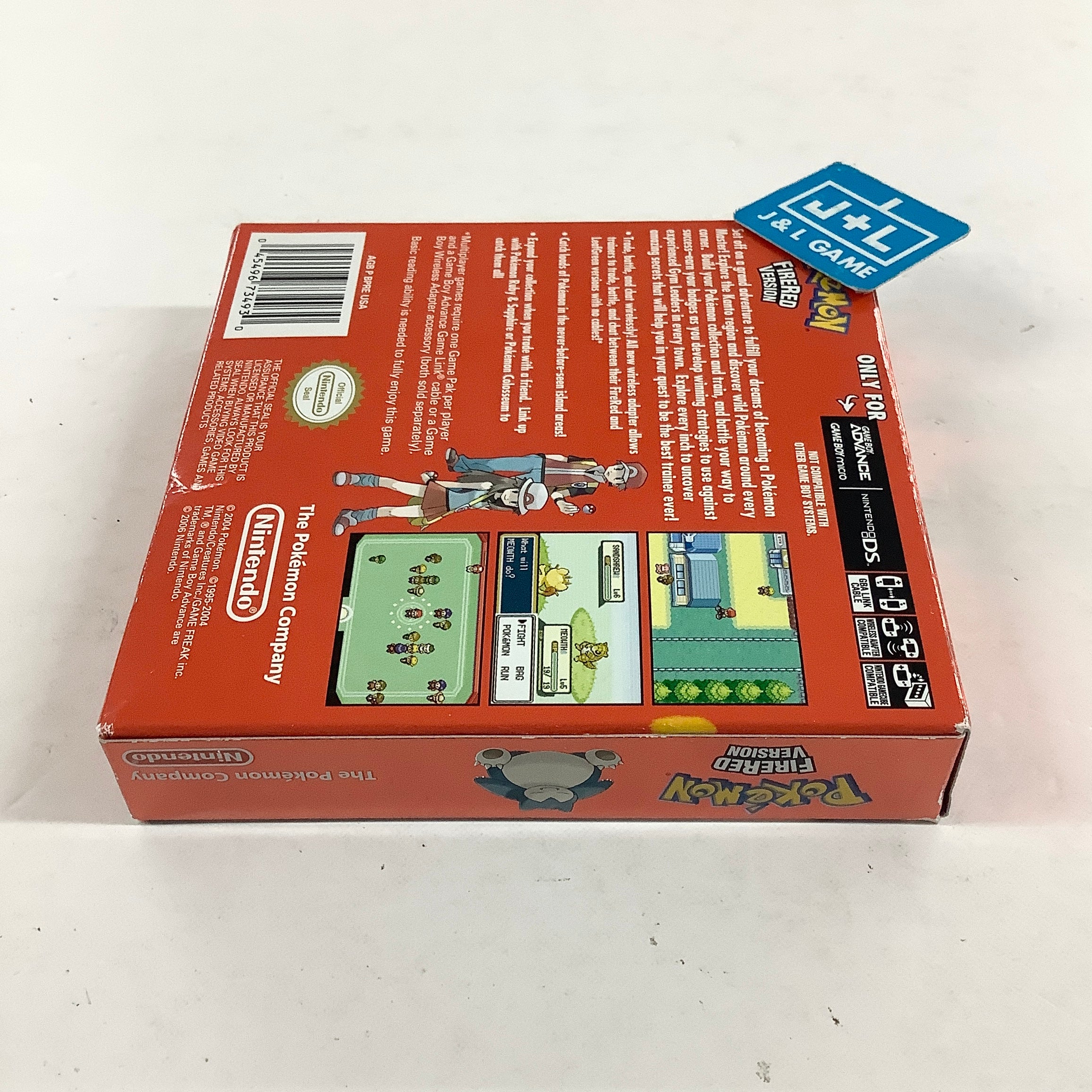 Pokemon FireRed Version (Player's Choice) - (GBA) Game Boy Advance [Pre-Owned] Video Games Nintendo