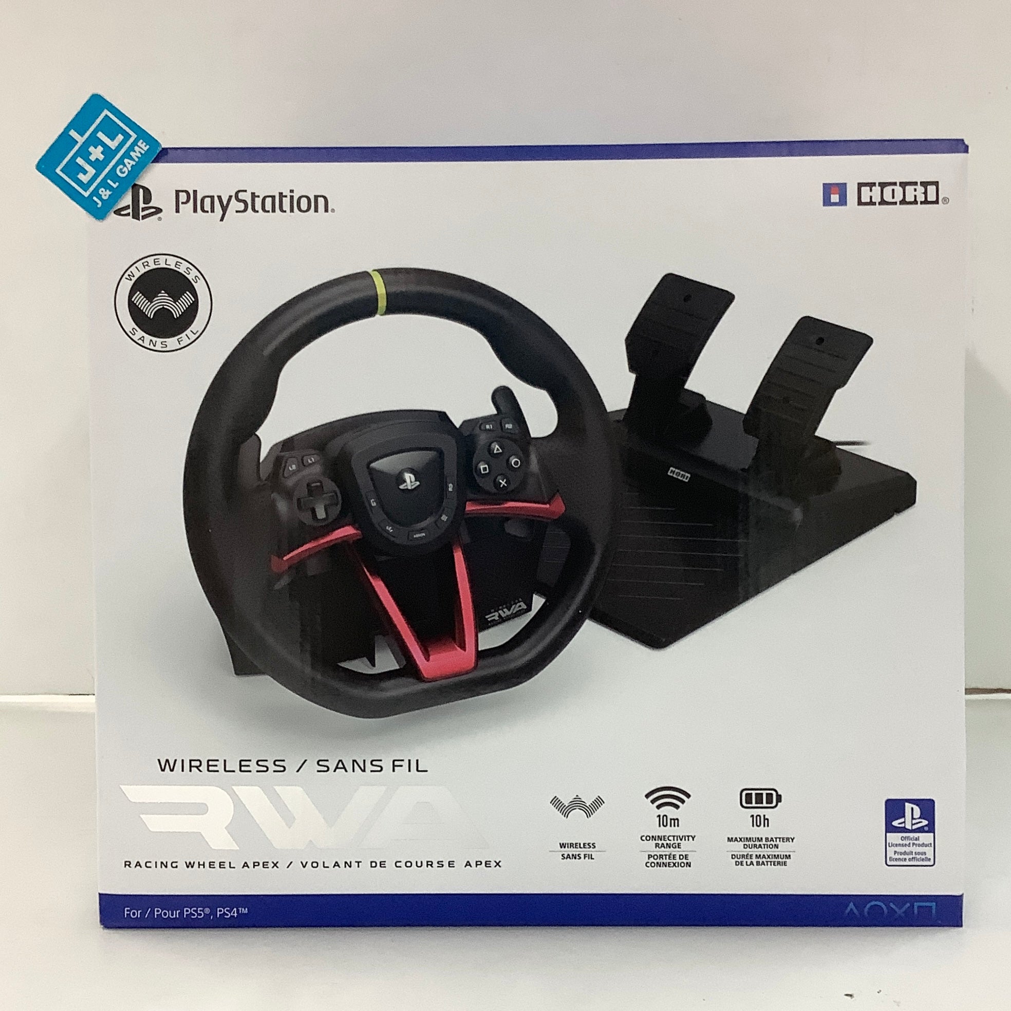 HORI PlayStation 5 Wireless Racing Wheel Apex - (PS5) PlayStation 5