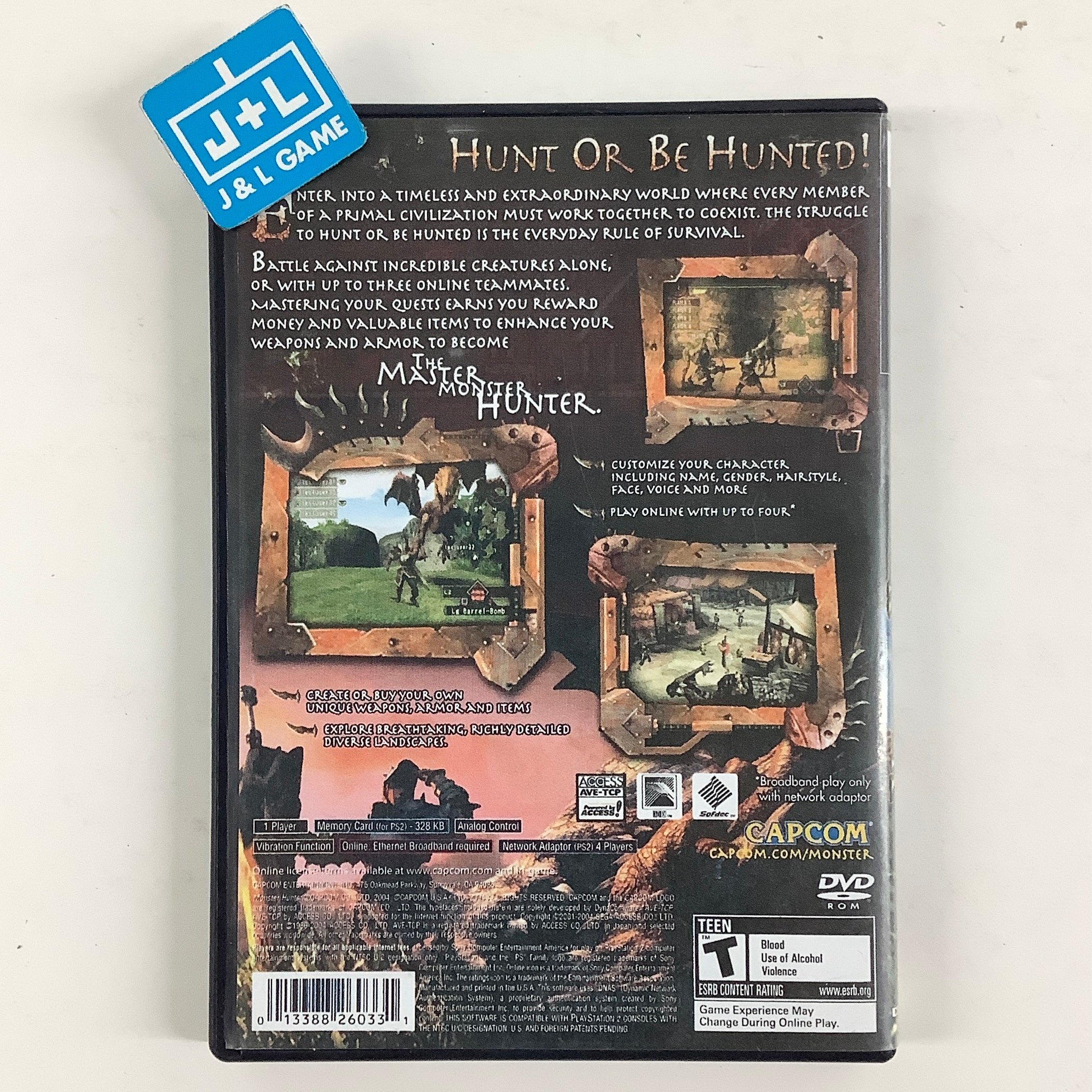 Monster Hunter - (PS2) PlayStation 2 [Pre-Owned] Video Games Capcom