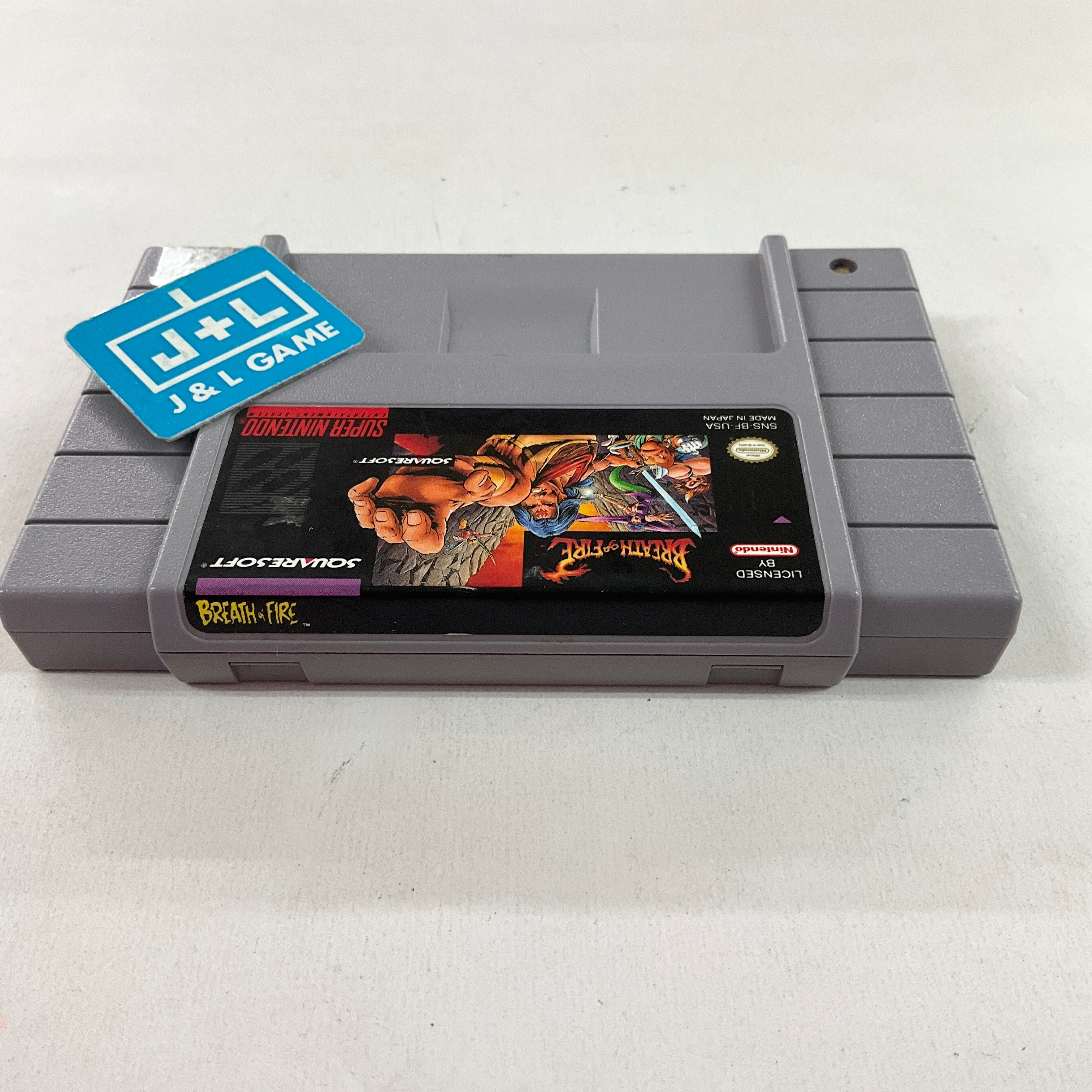 Breath of Fire - (SNES) Super Nintendo [Pre-Owned] Video Games SquareSoft