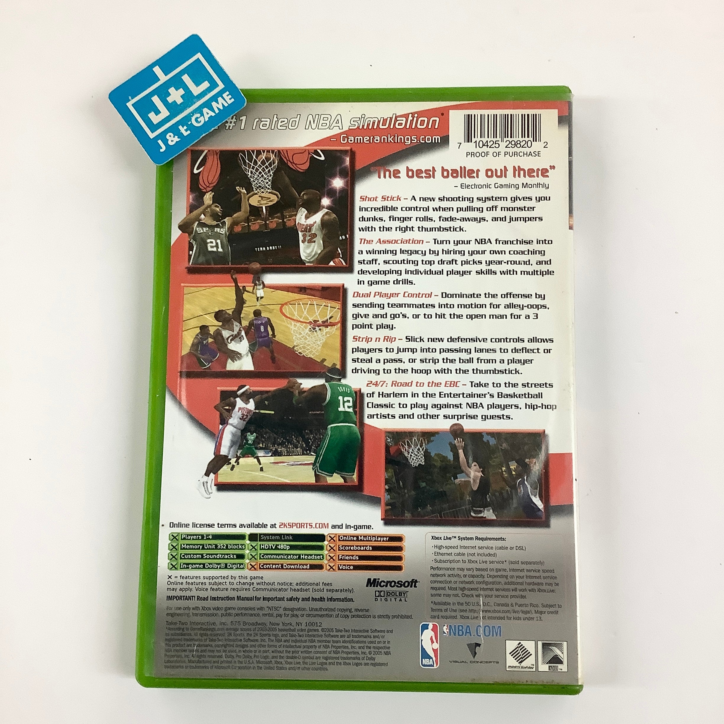 NBA 2K6 - (XB) Xbox [Pre-Owned]