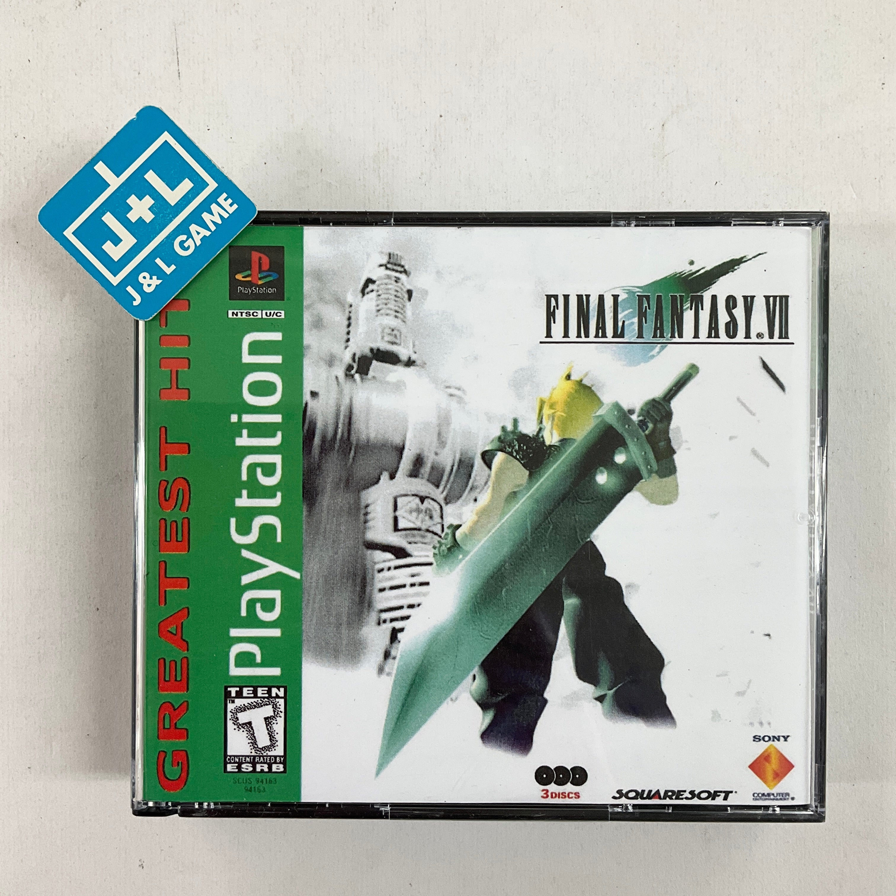 Final Fantasy VII (Greatest Hits) - (PS1) PlayStation 1 [Pre-Owned] Video Games SCEA