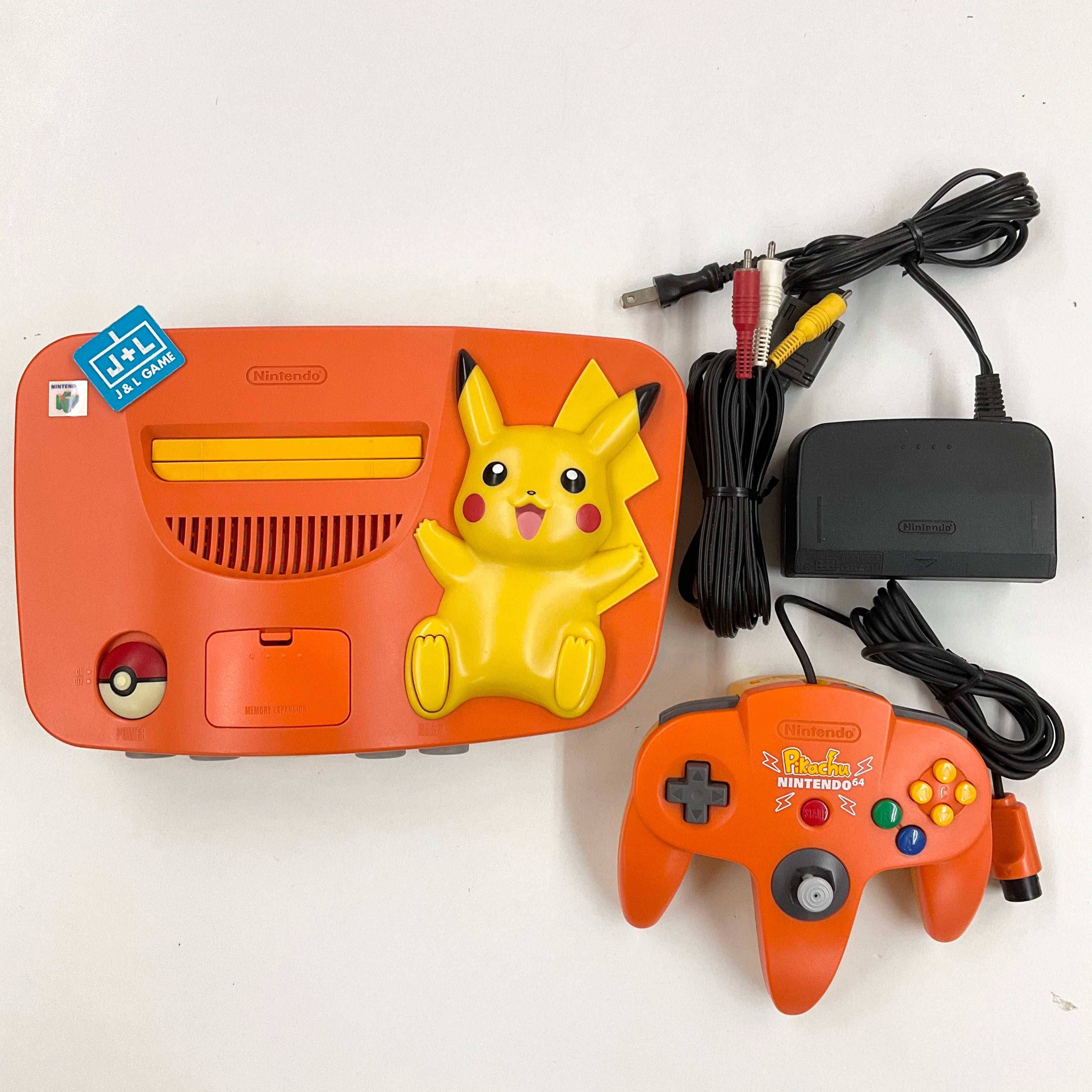 Nintendo 64 Hardware Console (Pikachu Edition) (Orange and Yellow) - (N64) Nintendo 64 (Japanese Import) [Pre-Owned] CONSOLE Nintendo