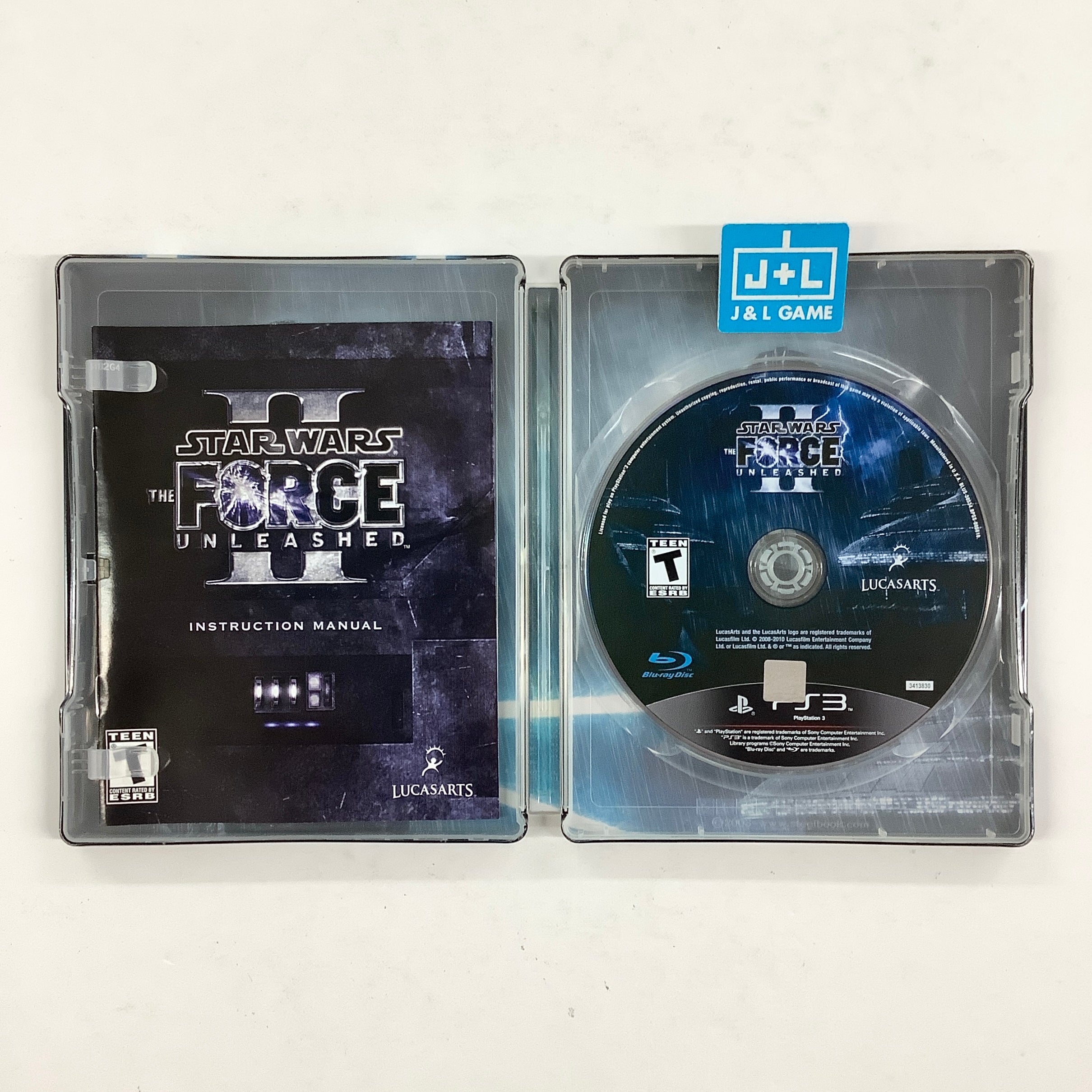 Star Wars: The Force Unleashed (SteelBook)- (PS3) PlayStation 3 [Pre-Owned] Video Games LucasArts