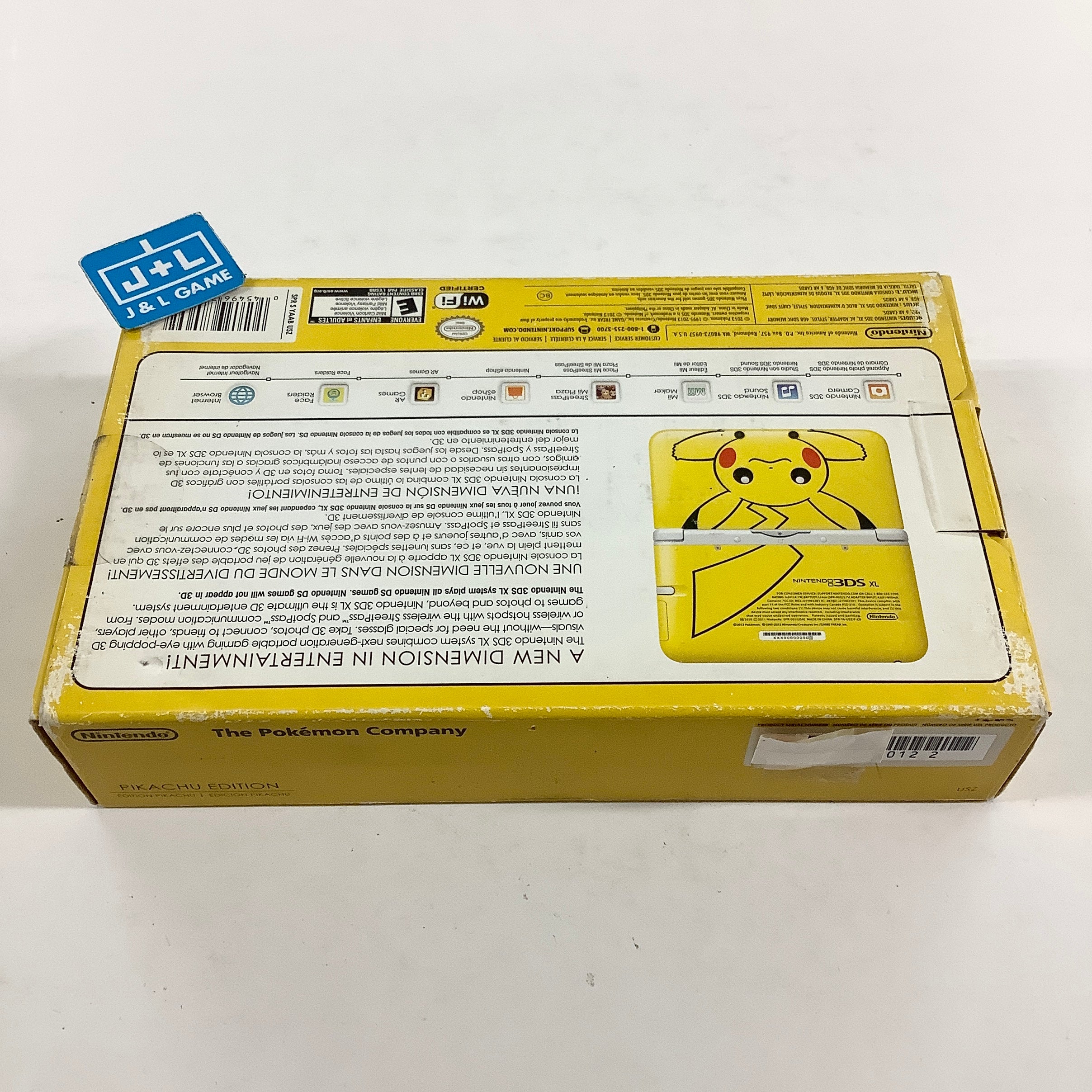 Nintendo 3DS XL Console (Yellow Pikachu Edition) - Nintendo 3DS [Pre-Owned] Consoles Nintendo