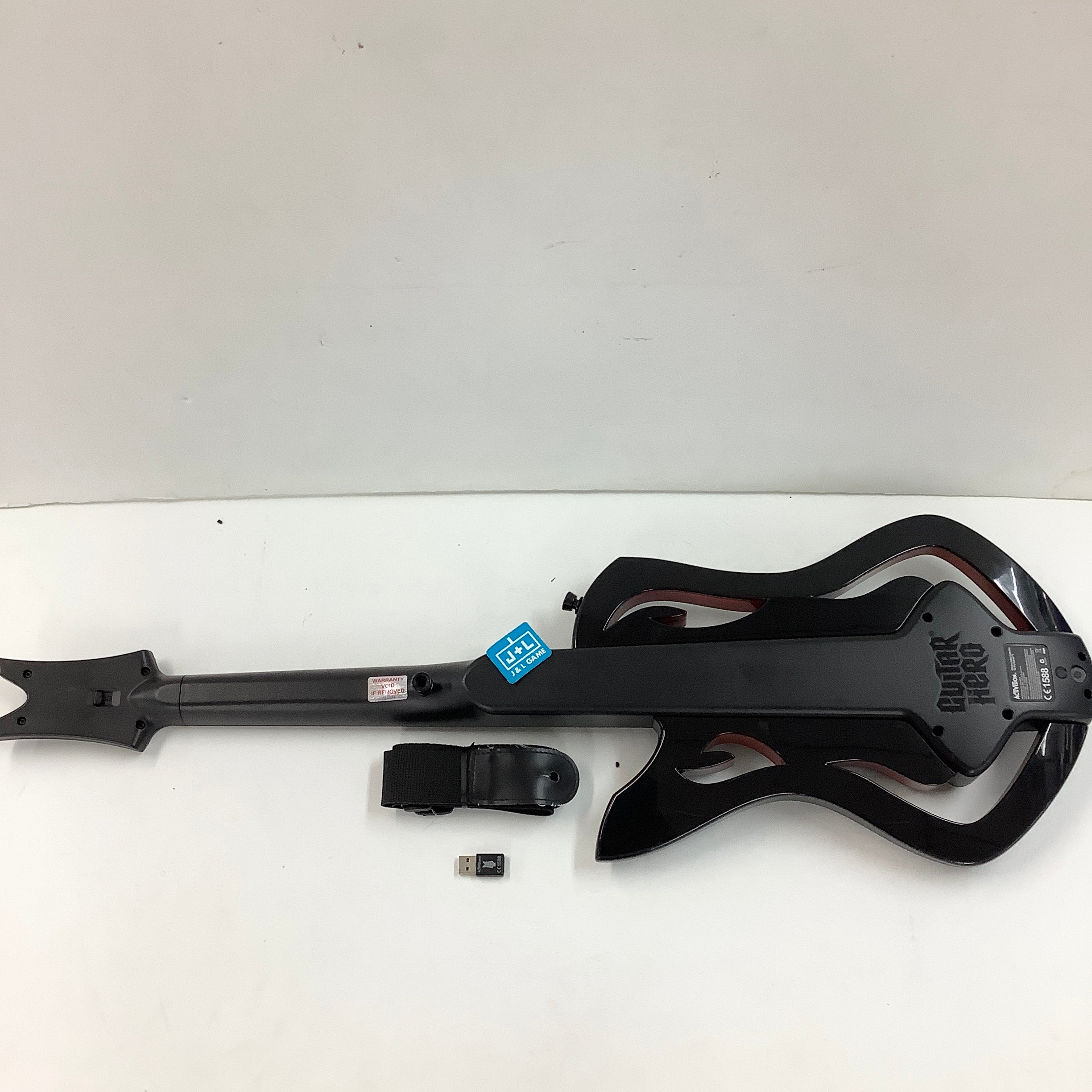 Guitar Hero Wireless Guitar Controller (Warriors of Rock) - (PS3) PlayStation 3 [Pre-Owned]