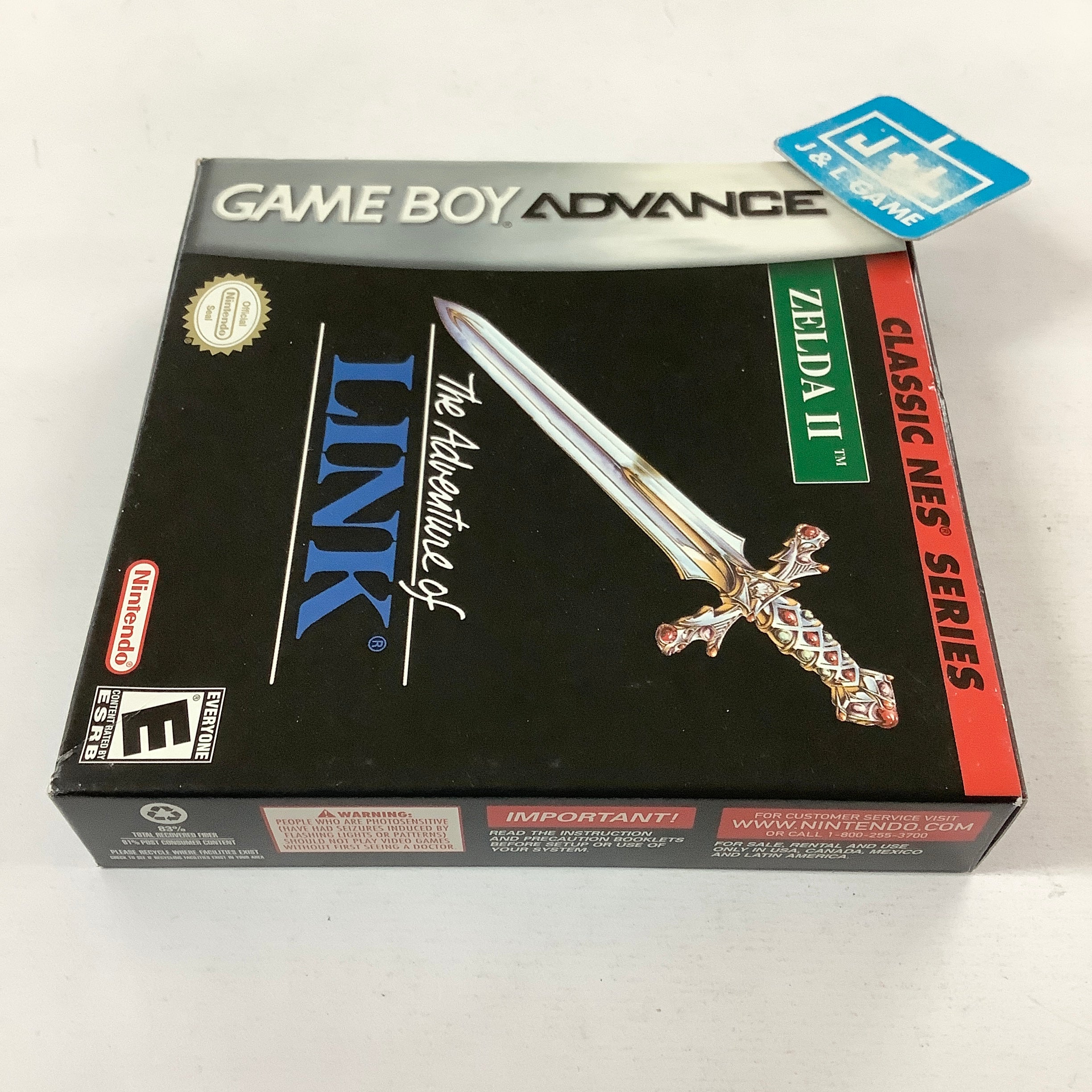 Classic NES Series: Zelda II: The Adventure of Link - (GBA) Game Boy Advance [Pre-Owned] Video Games Nintendo   