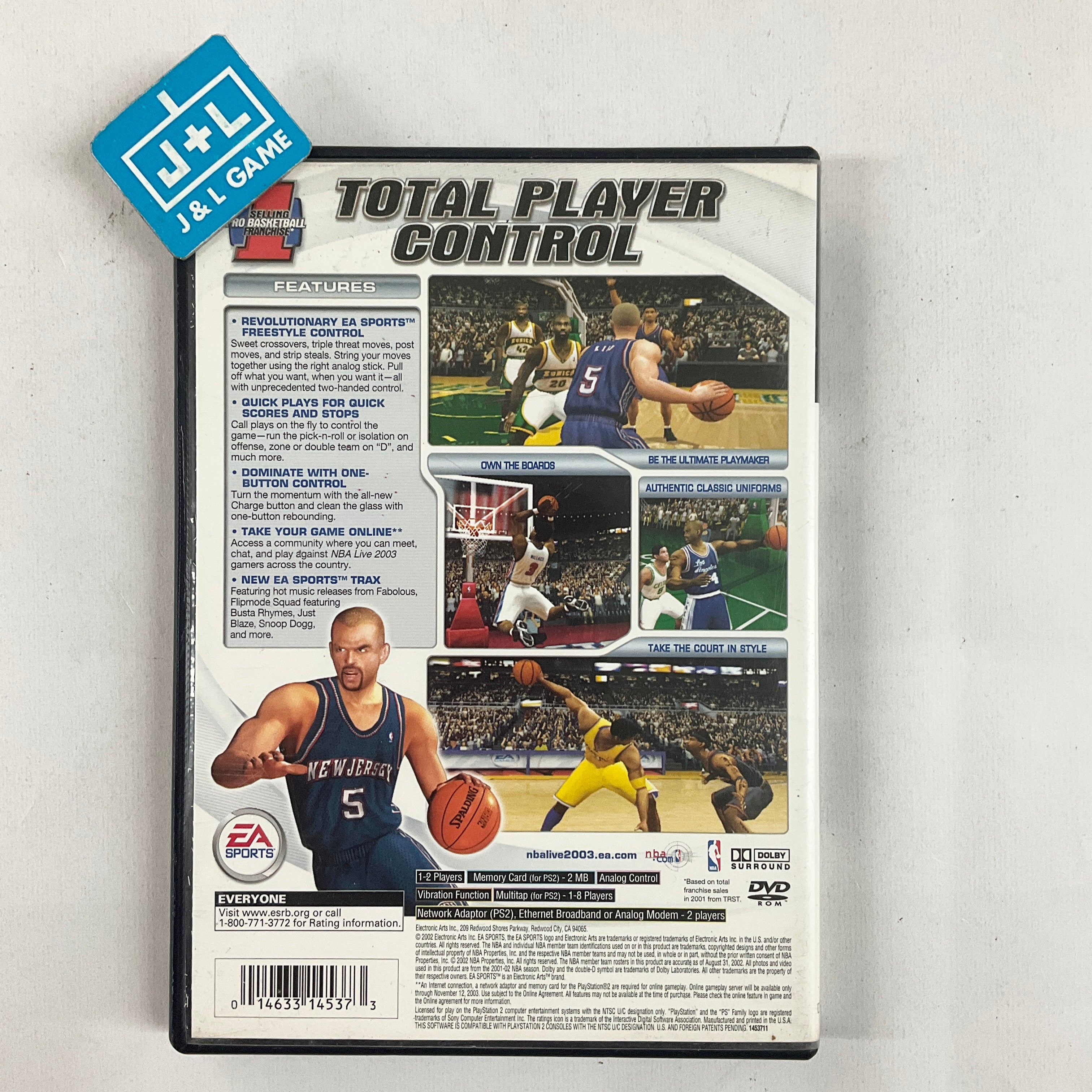 NBA Live 2003 - (PS2) PlayStation 2 [Pre-Owned] Video Games Electronic Arts