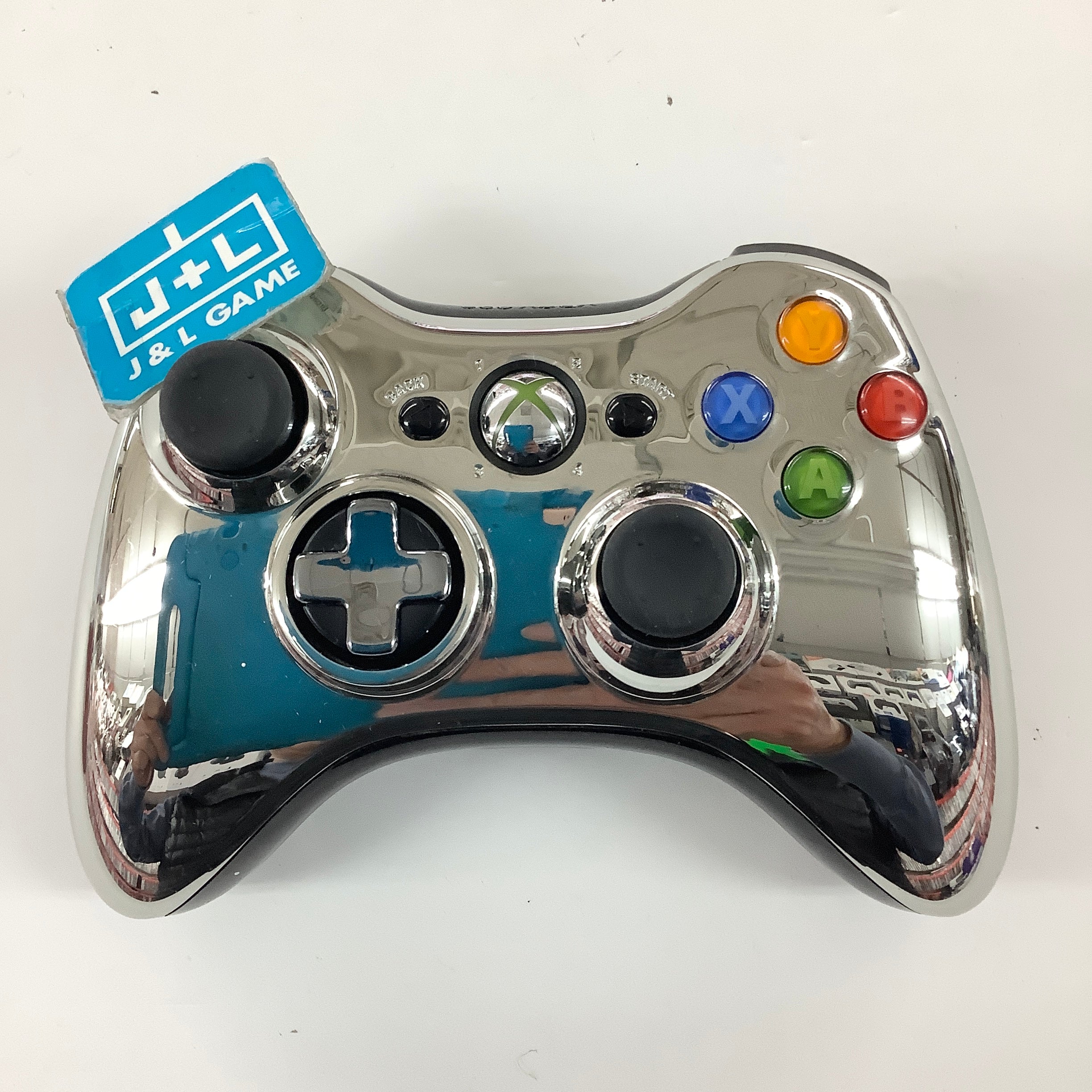 Microsoft Xbox 360 Wireless Controller - Chrome Silver - Xbox 360 [Pre-Owned] Accessories Microsoft