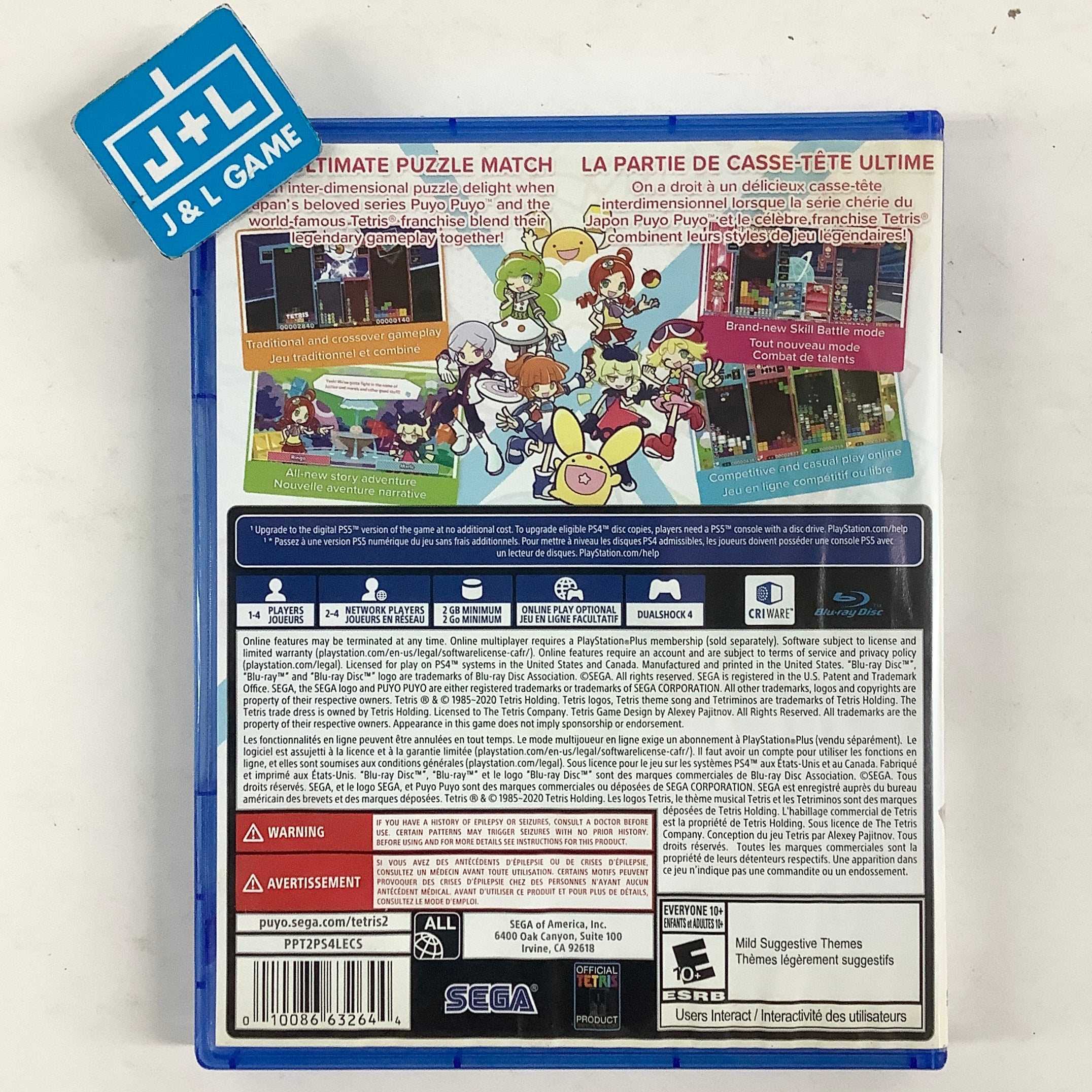 Puyo Puyo Tetris 2 - (PS4) PlayStation 4 [Pre-Owned] Video Games SEGA