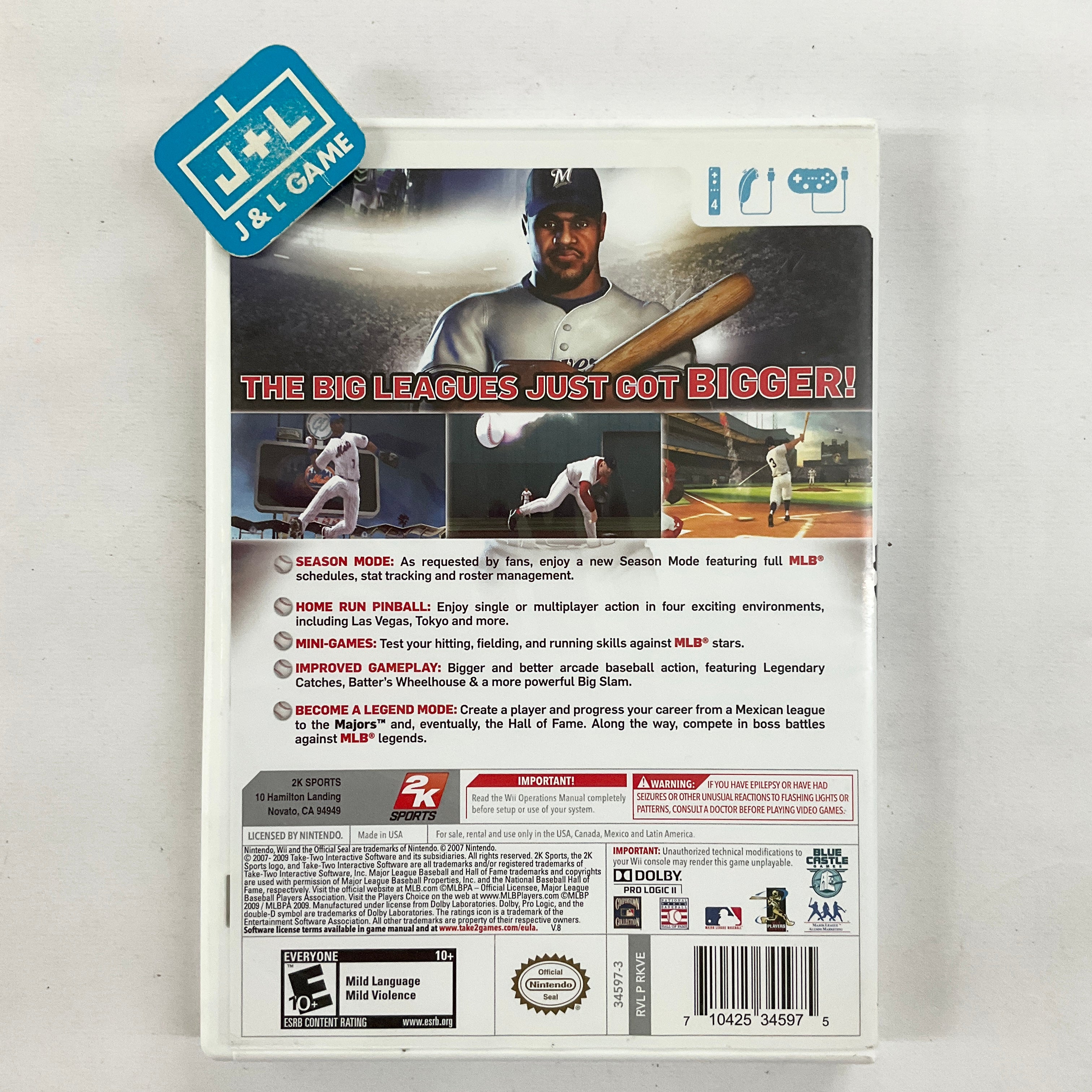 The Bigs 2 - Nintendo Wii [Pre-Owned] Video Games 2K GAMES   