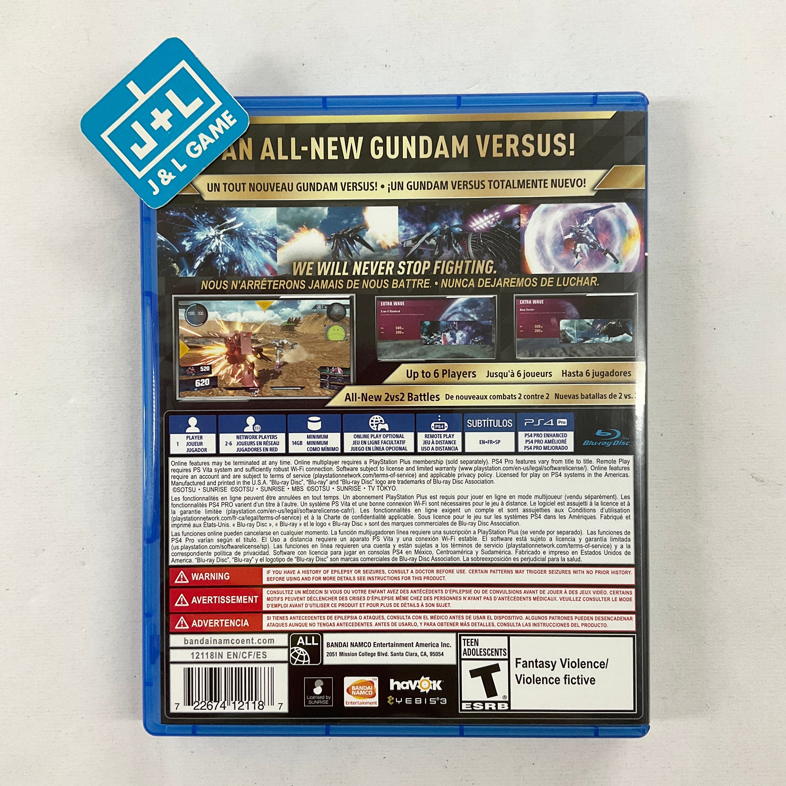 Gundam Versus - (PS4) PlayStation 4 [Pre-Owned] Video Games Bandai Namco Games   