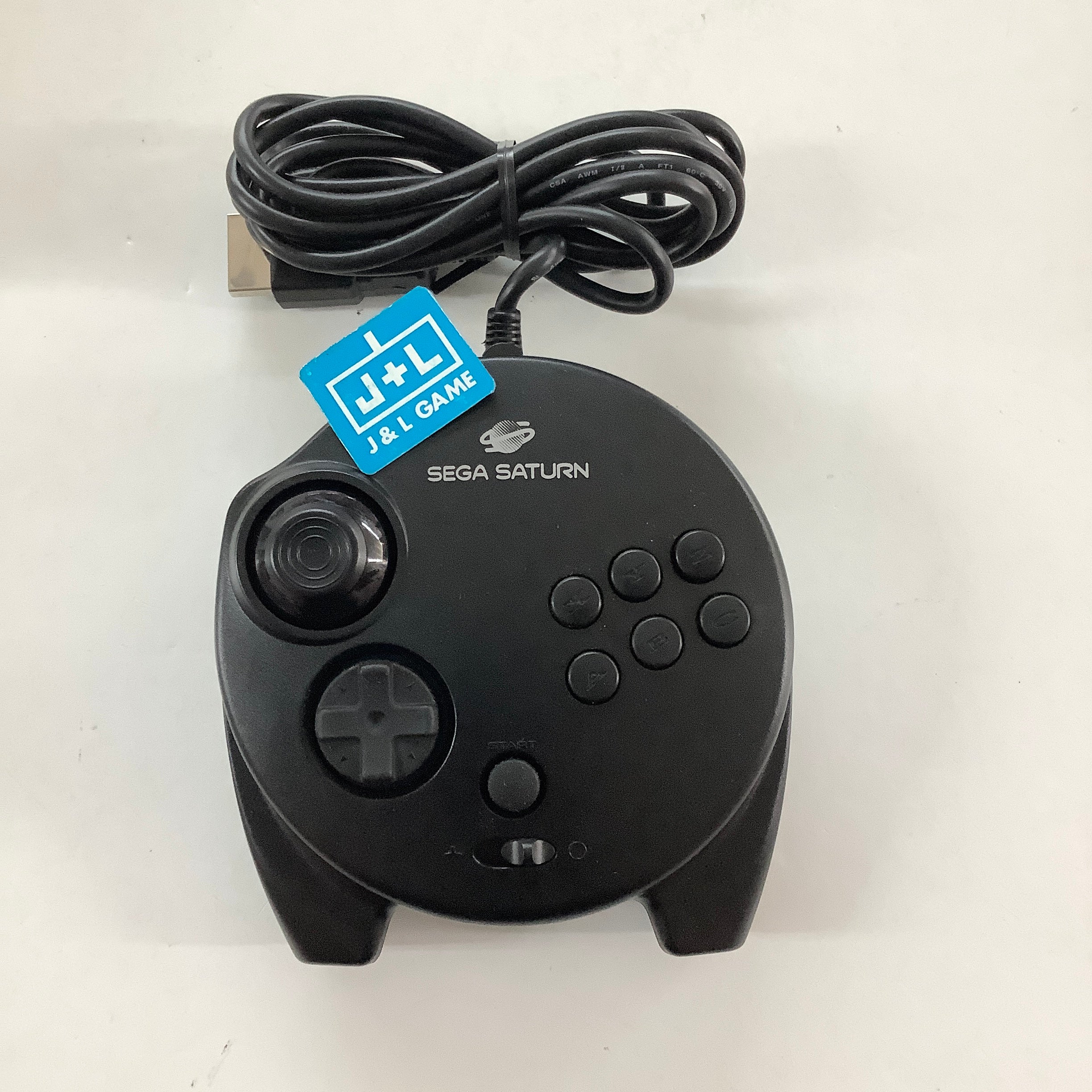 Sega Saturn Official 3D Control Pad (Black) - (SS) SEGA Saturn [Pre-Owned] Accessories SEGA