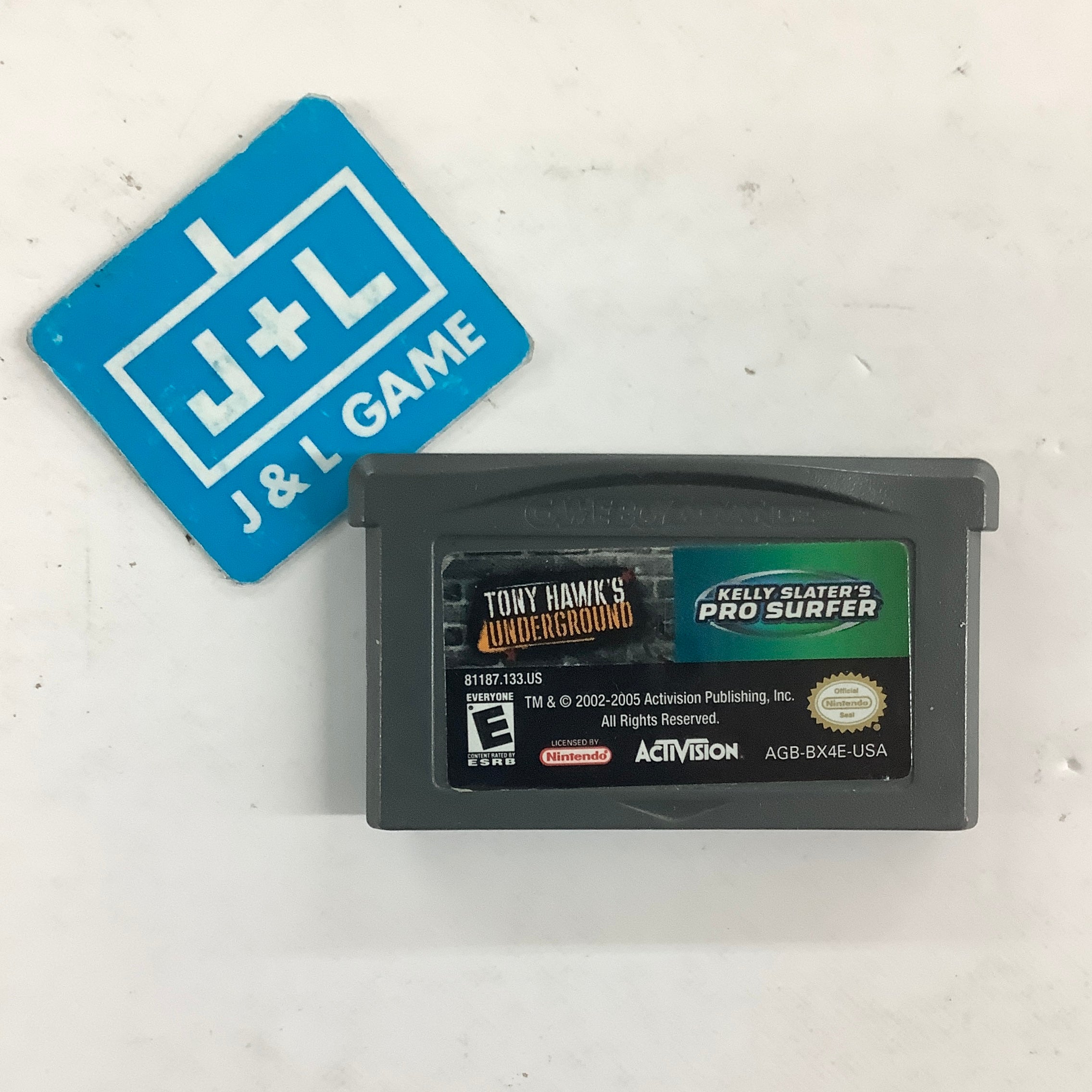 Tony Hawk's Underground + Kelly Slater's Pro Surfer - (GBA) Game Boy Advance [Pre-Owned] Video Games Activision