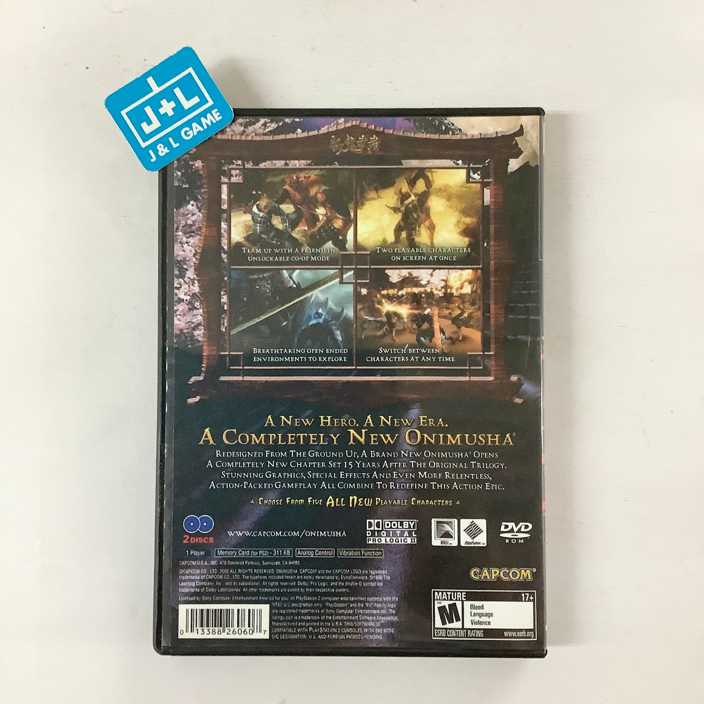 Onimusha: Dawn of Dreams - (PS2) PlayStation 2 [Pre-Owned] Video Games Capcom   