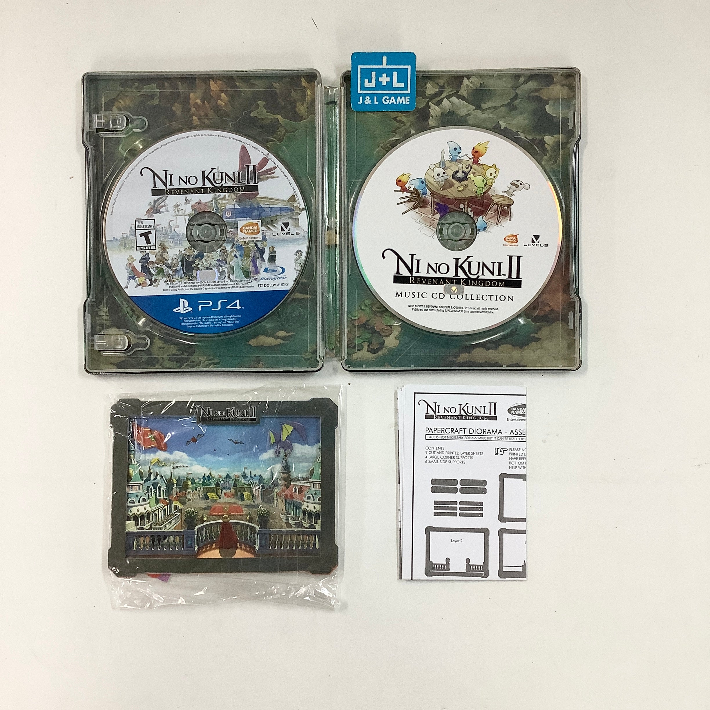 Ni No Kuni II: Revenant Kingdom (Steelbook) - (PS4) PlayStation 4 [Pre-Owned] Video Games BANDAI NAMCO Entertainment