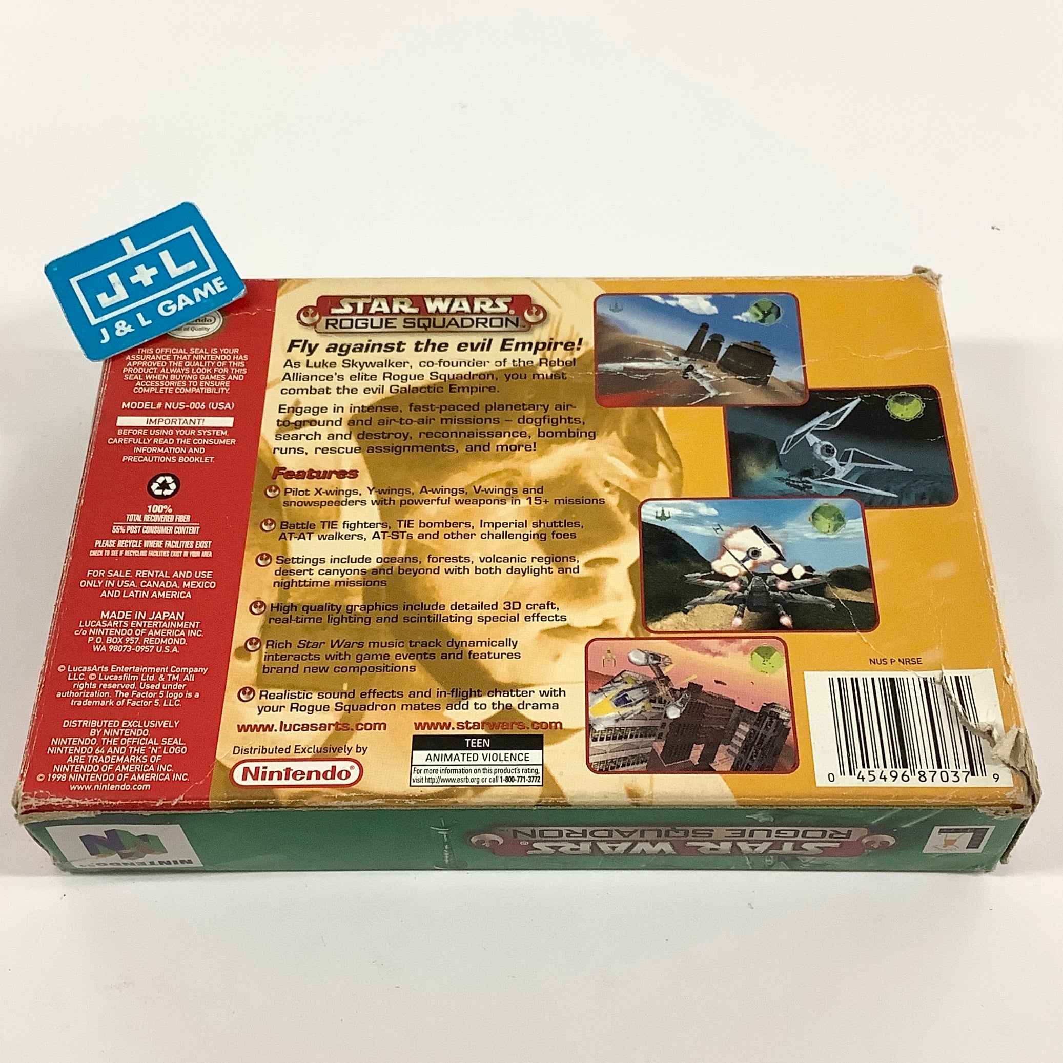 Star Wars: Rogue Squadron - (N64) Nintendo 64 [Pre-Owned] Video Games LucasArts