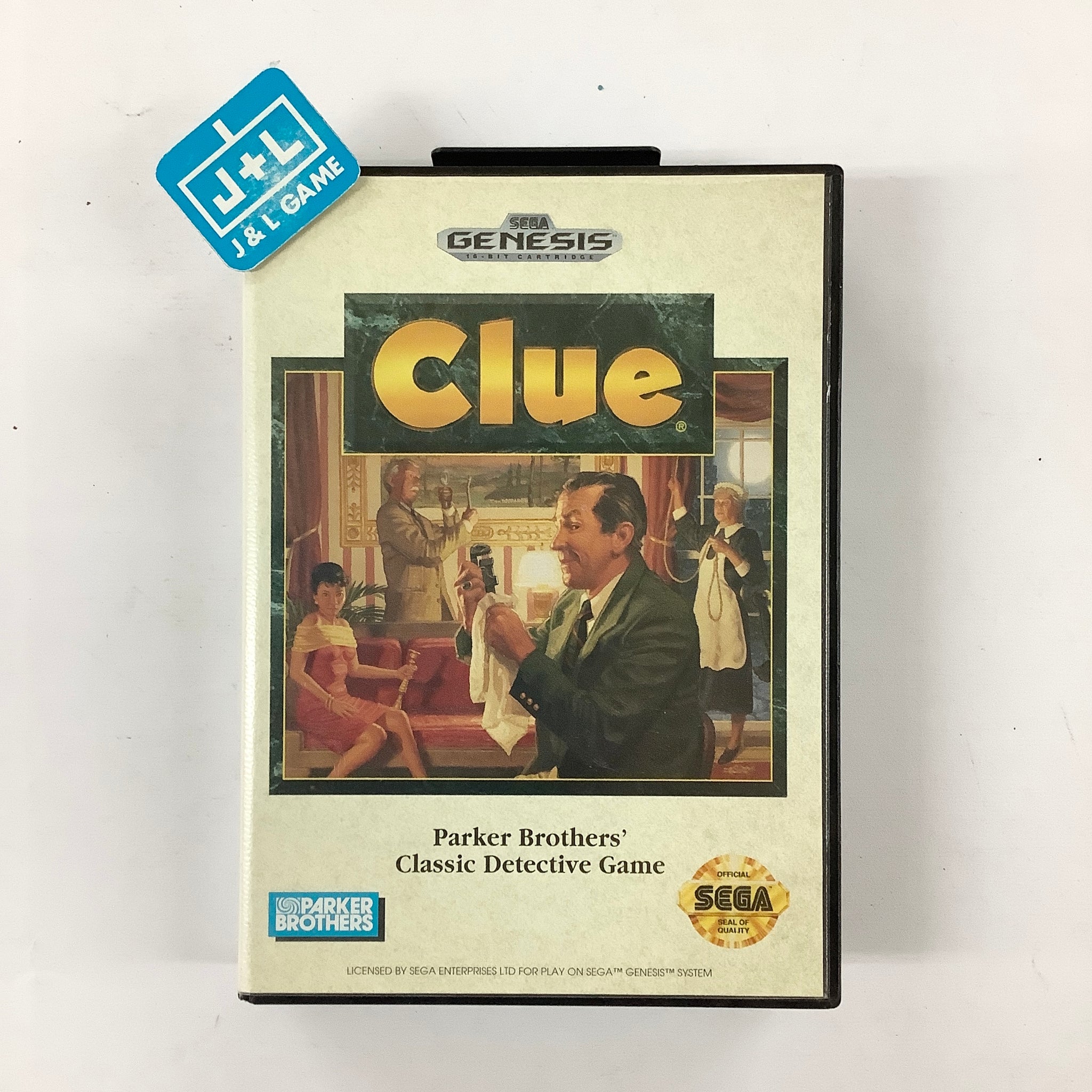 Clue - (SG) SEGA Genesis [Pre-Owned] Video Games Parker Brothers   