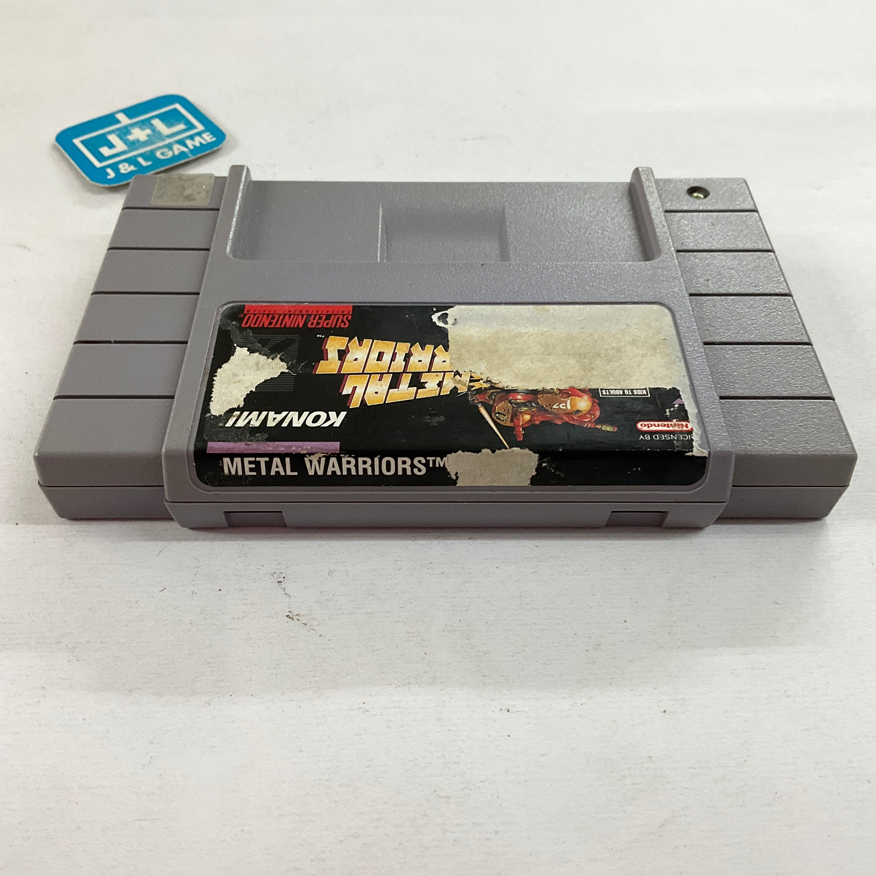 Metal Warriors - (SNES) Super Nintendo [Pre-Owned] Video Games Konami   
