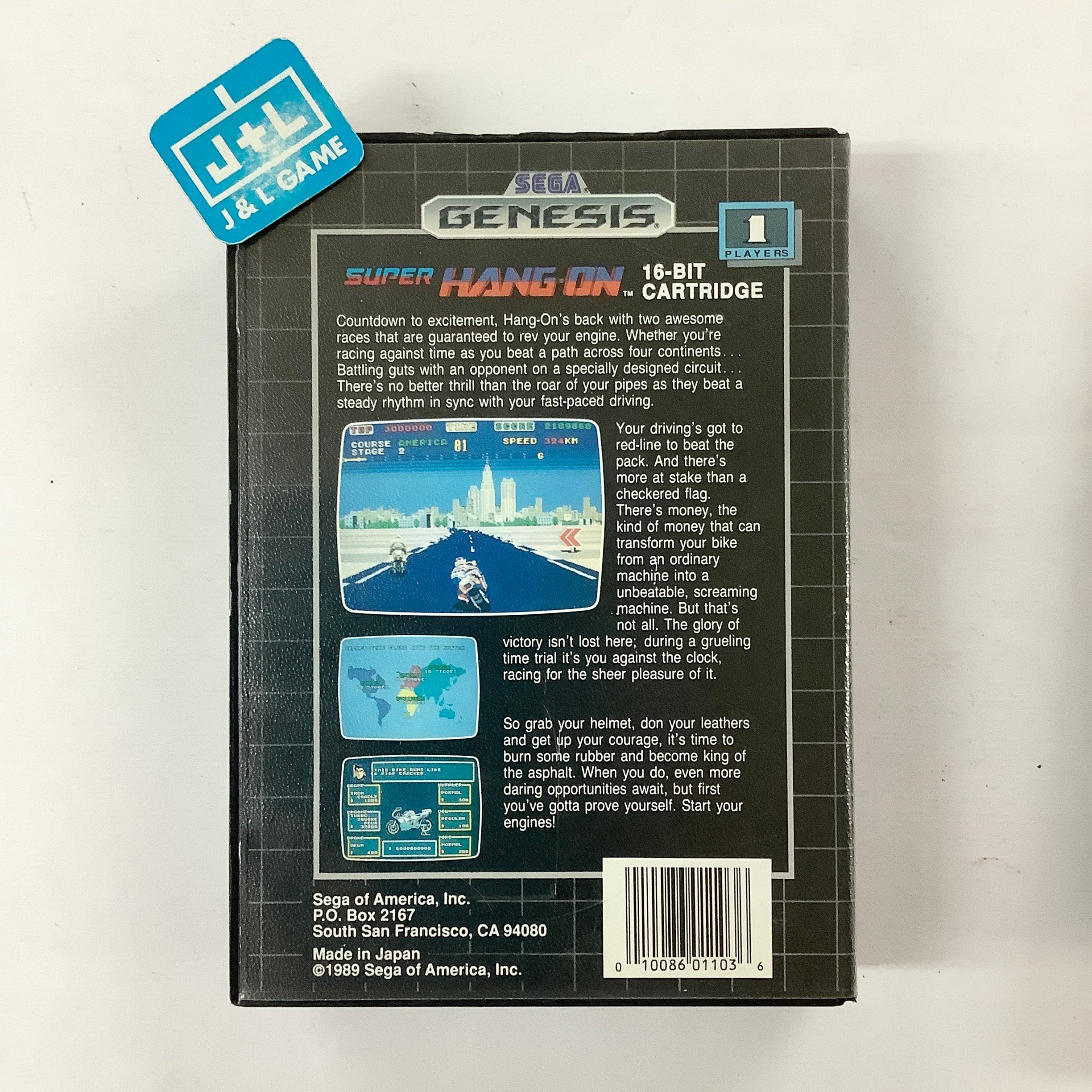 Super Hang-On - (SG) SEGA Genesis [Pre-Owned] Video Games Sega   