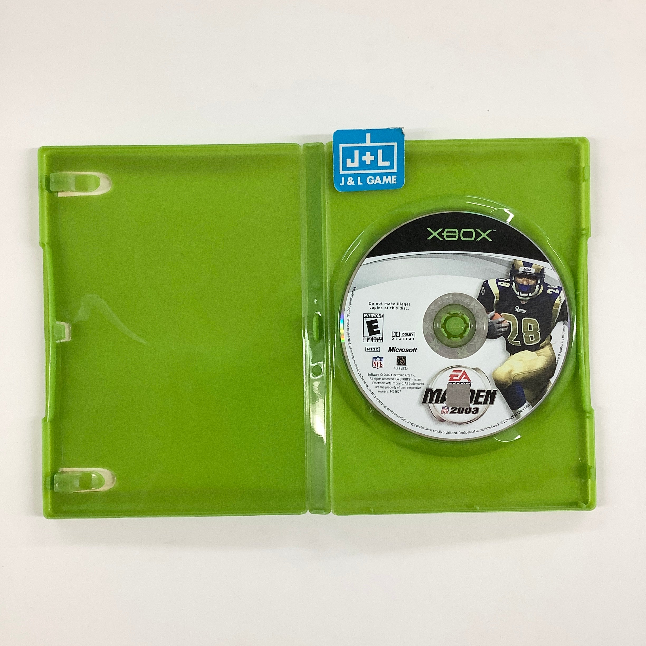 Madden NFL 2003 - (XB) Xbox [Pre-Owned] | J&L Game