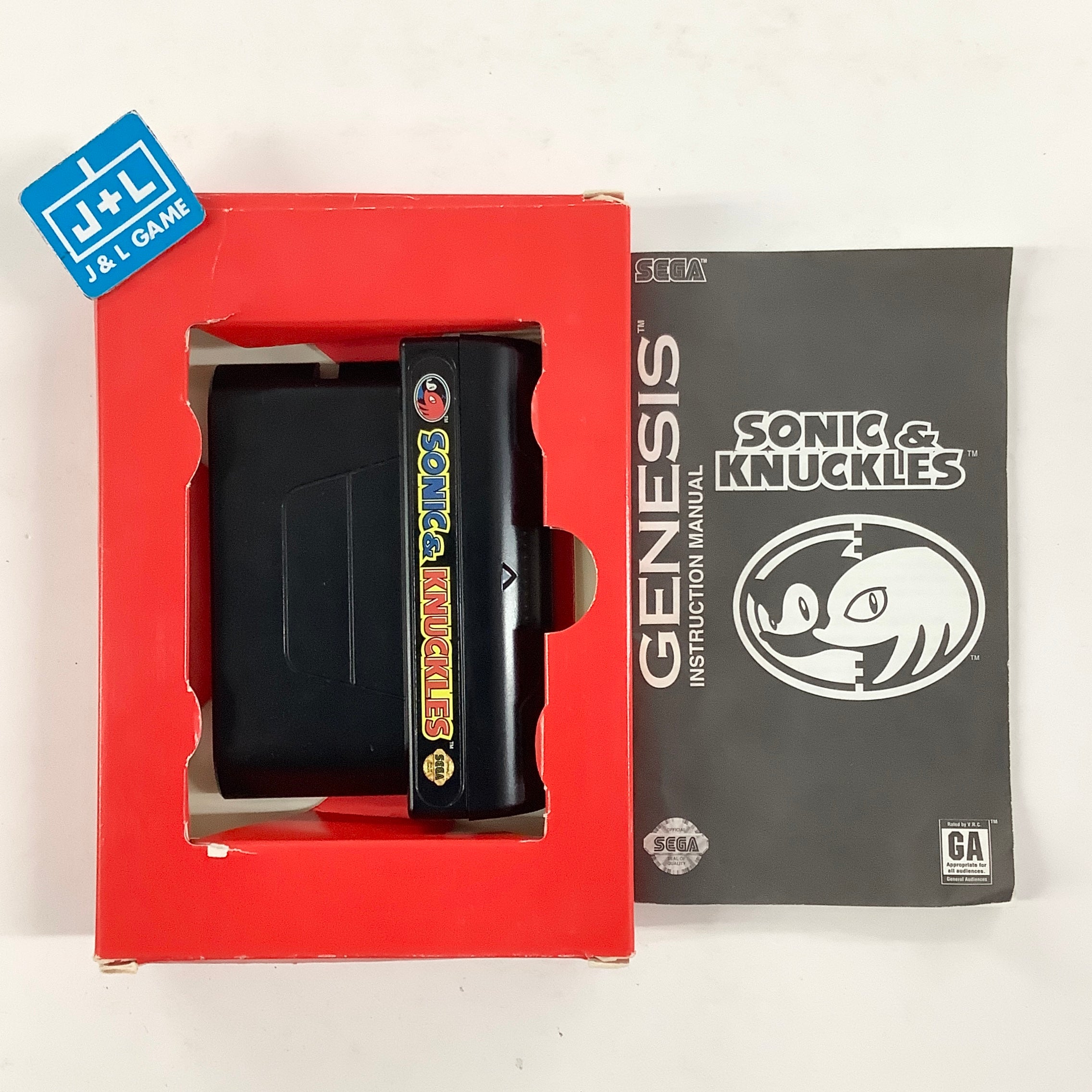 Sonic & Knuckles - (SG) SEGA Genesis [Pre-Owned] Video Games Sega