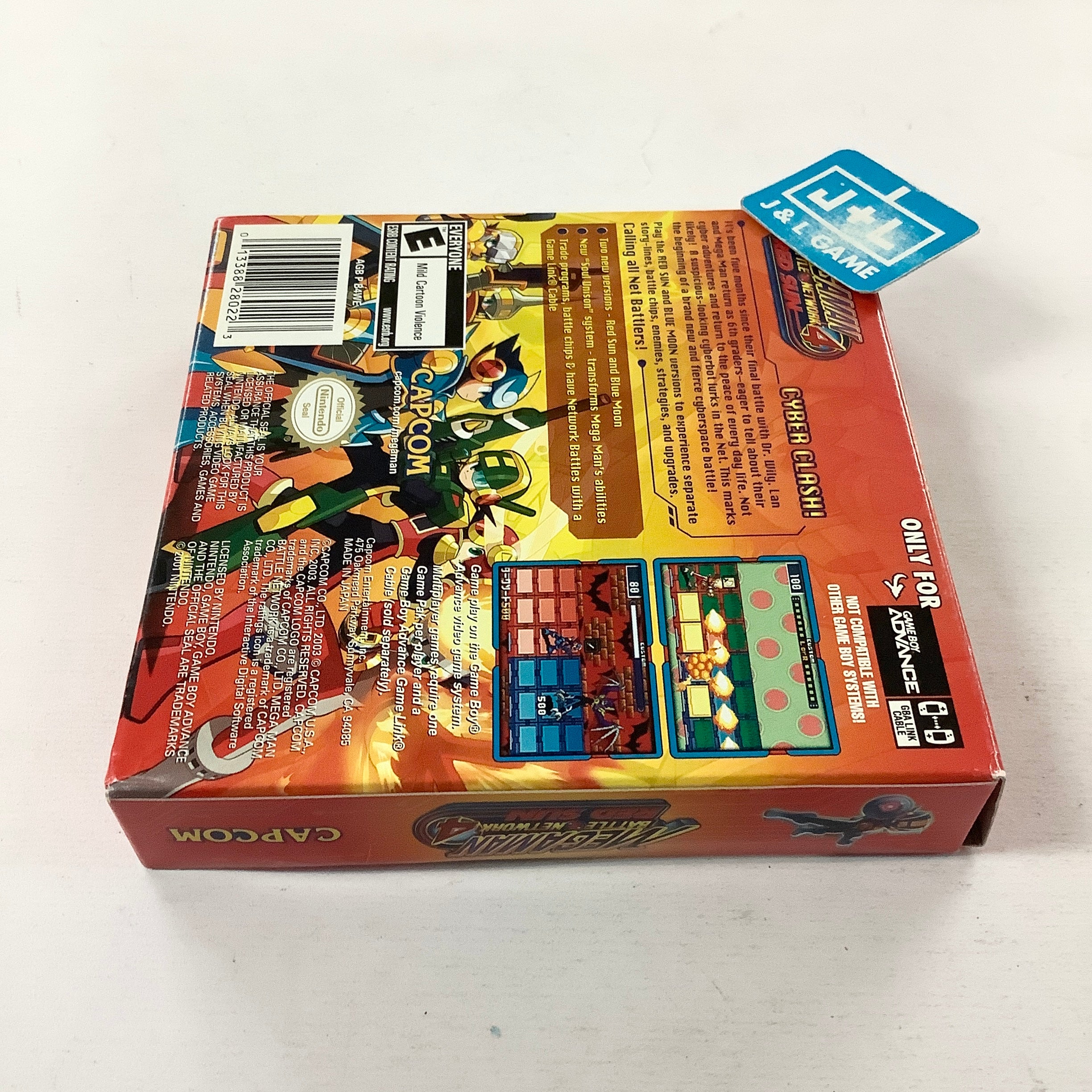 Mega Man Battle Network 4: Red Sun - (GBA) Game Boy Advance [Pre-Owned] Video Games Capcom   