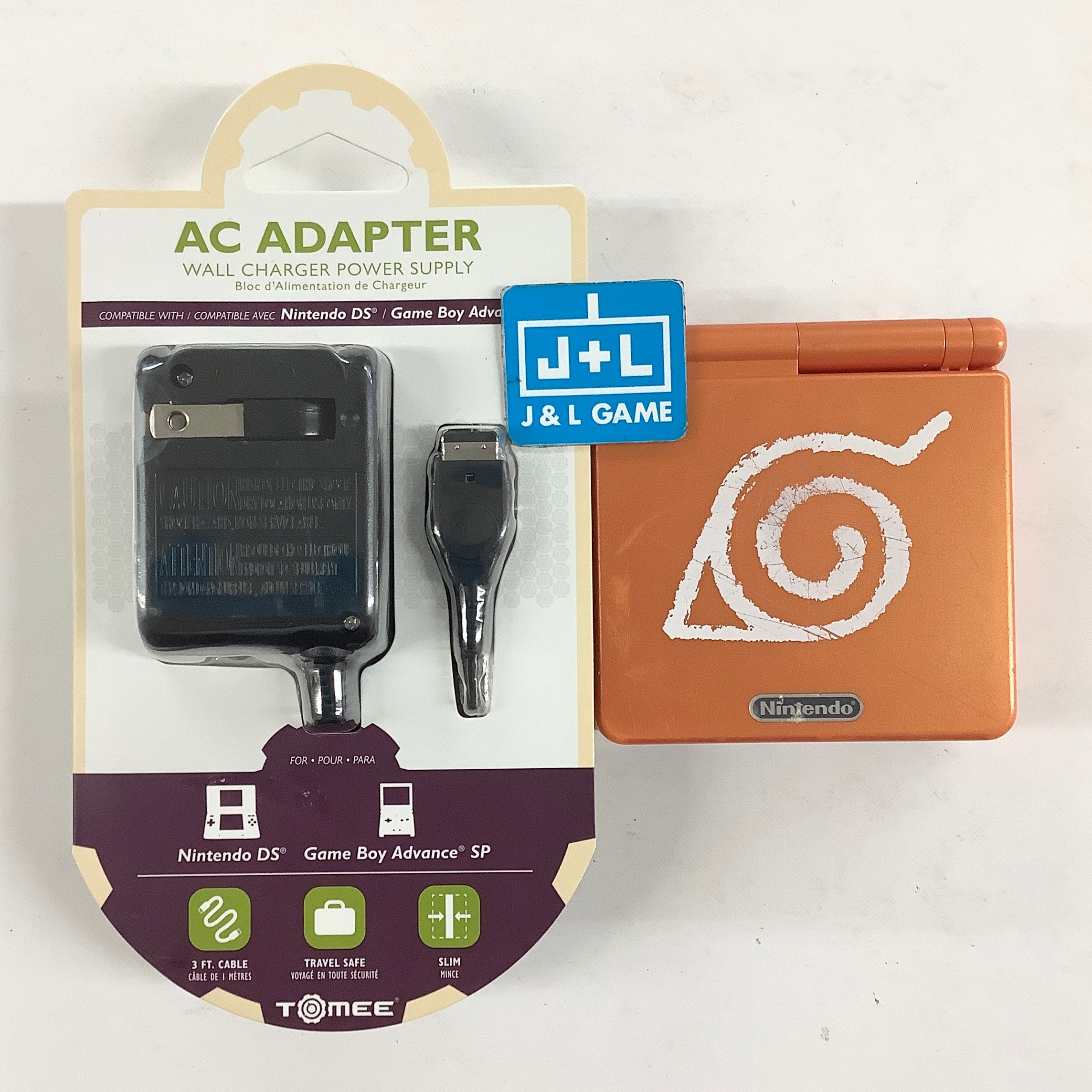 Nintendo Game Boy Advance SP Console AGS-001 (Naruto) - (GBA) Game Boy Advance SP [Pre-Owned] (Japanese Import) Consoles Nintendo
