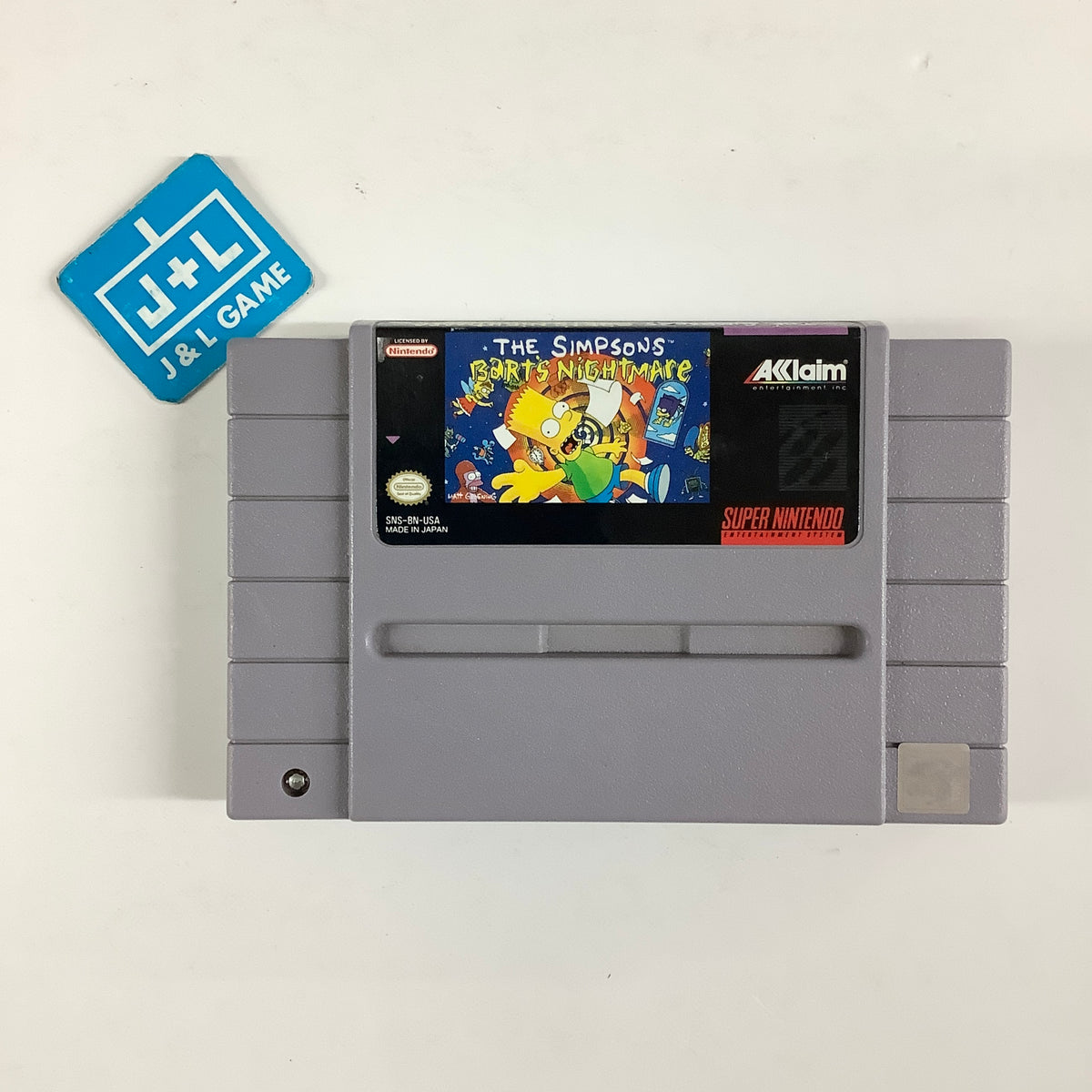 The Simpsons: Bart's Nightmare - (SNES) Super Nintendo [Pre-Owned] Video Games Acclaim