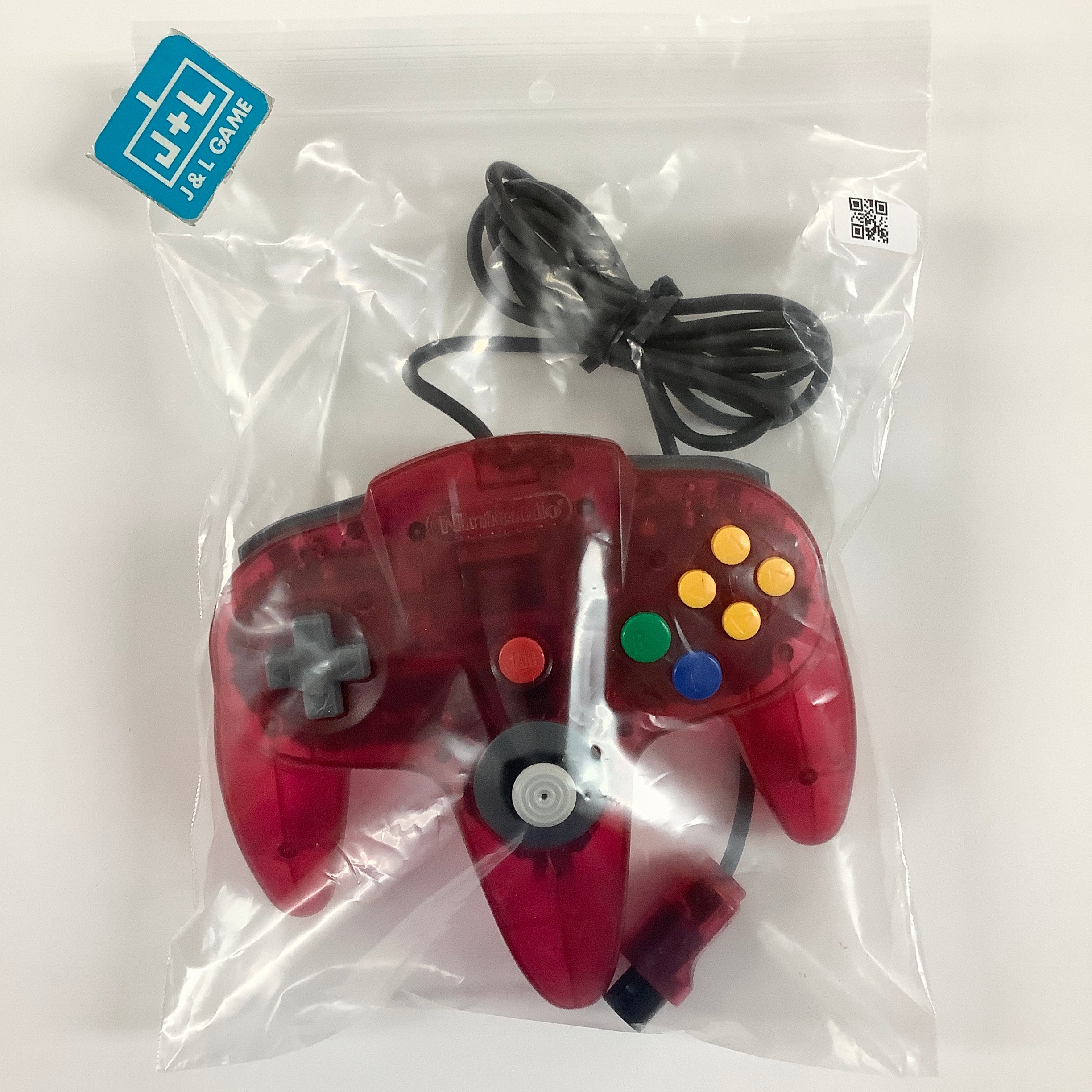 Nintendo 64 Controller (Clear Red) - (N64) Nintendo 64 [Pre-Owned] Accessories Nintendo