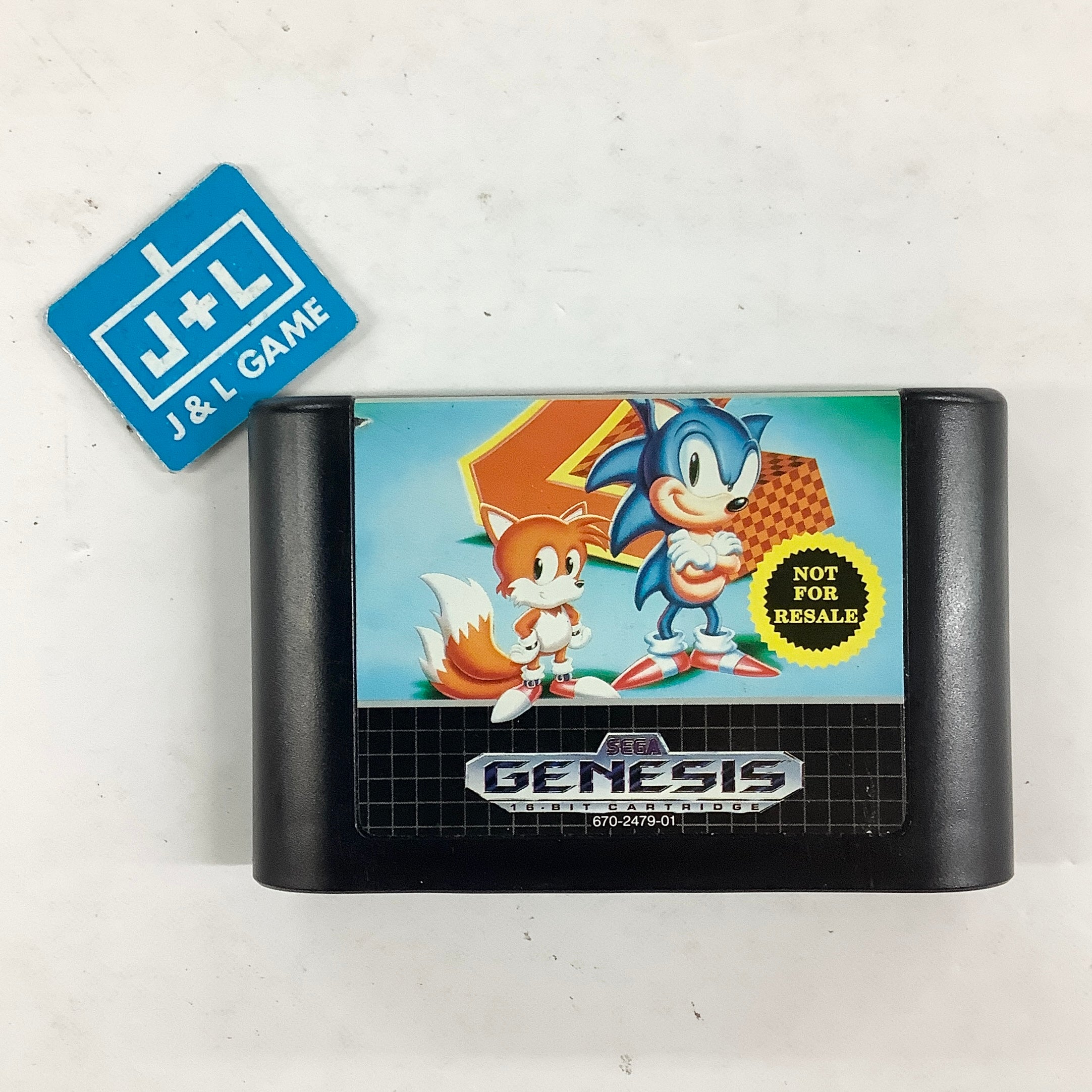 Sonic the Hedgehog 2 (Not For ReSale) - (SG) SEGA Genesis [Pre-Owned] Video Games Sega
