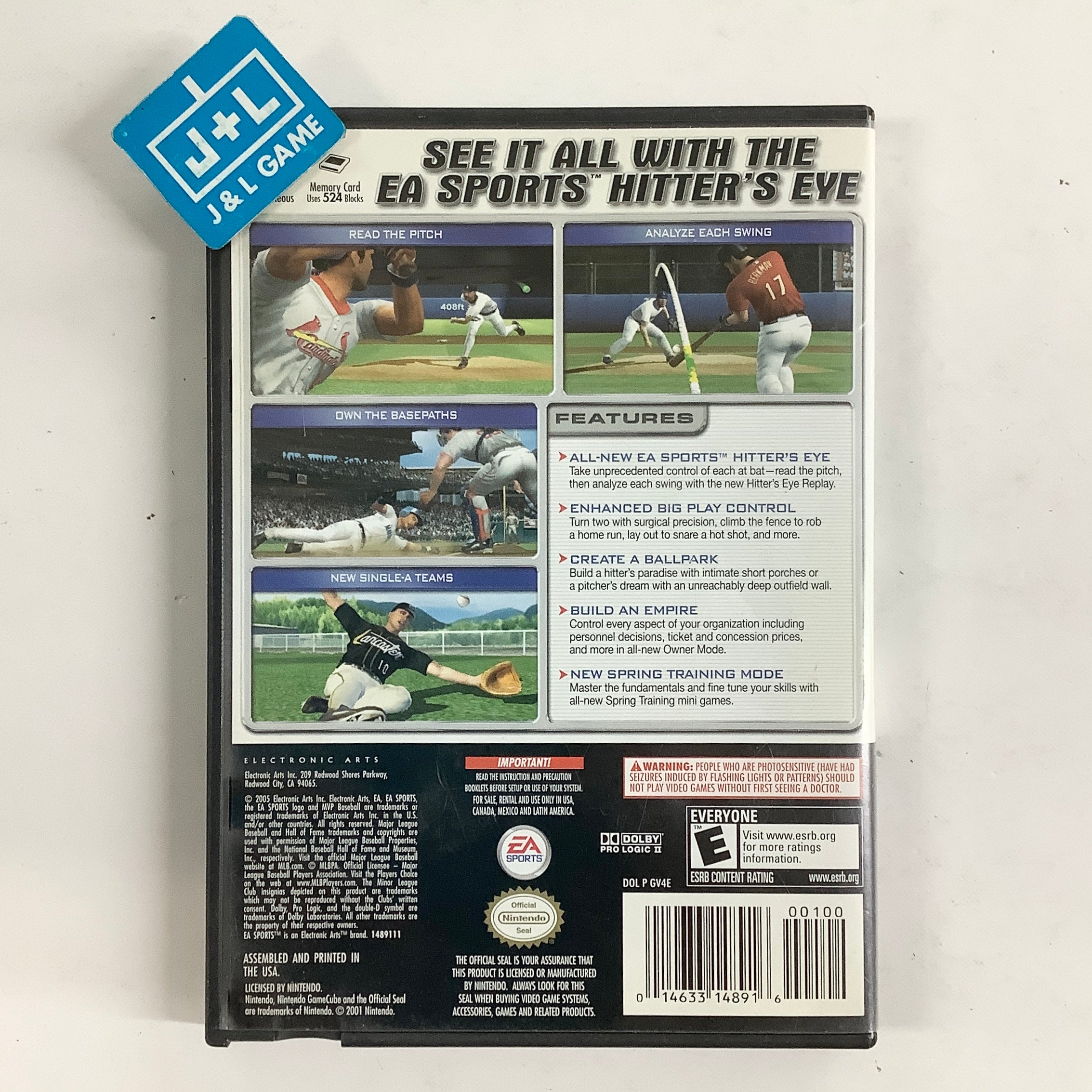MVP Baseball 2005 - (GC) GameCube [Pre-Owned] Video Games EA Sports