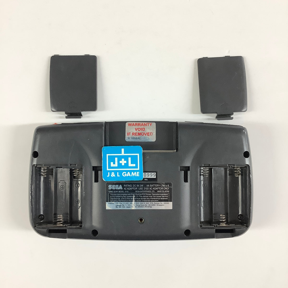 Sega Game Gear Portable Video Game System (Black) - (SGG) SEGA GameGear [Pre-Owned]