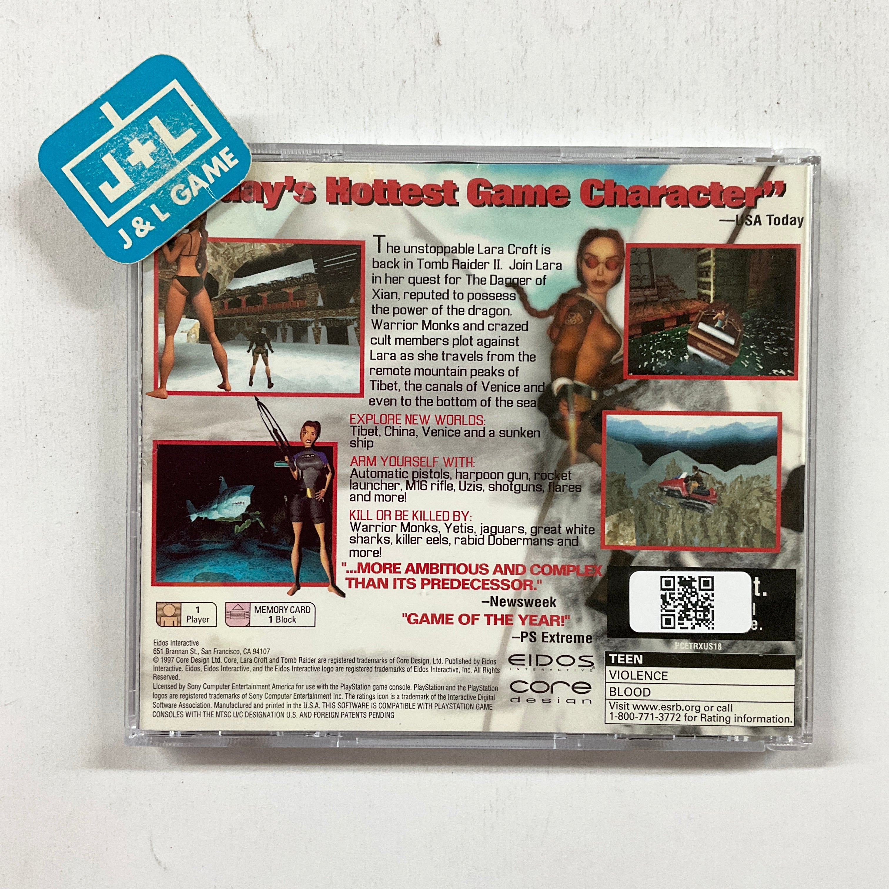 Tomb Raider II (Collector's Edition) - (PS1) PlayStation 1 [Pre-Owned] Video Games Eidos Interactive   