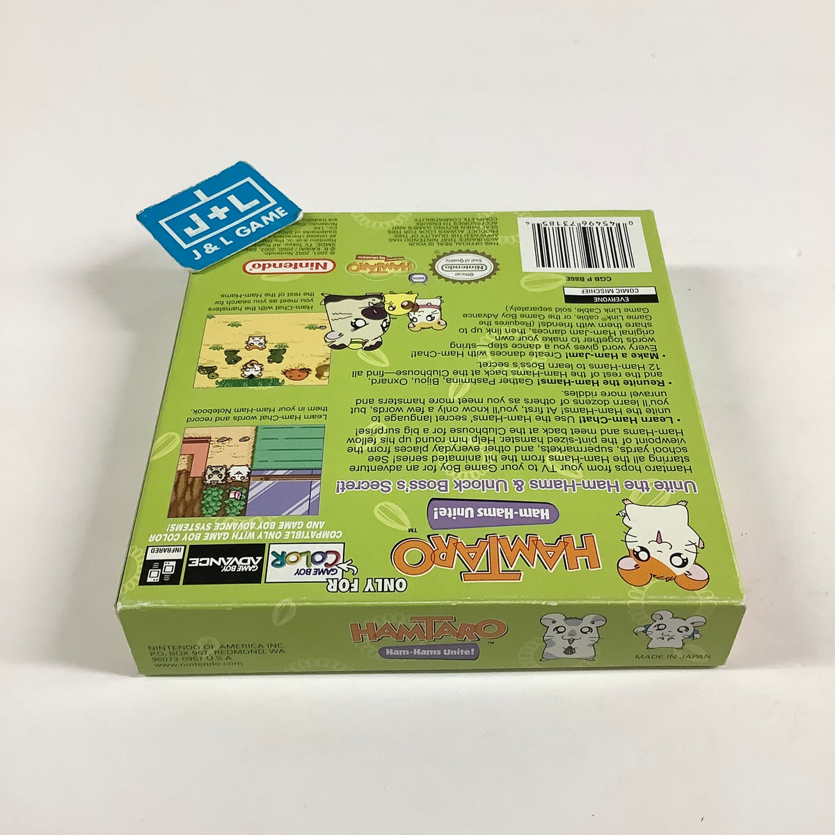 Hamtaro: Ham-Hams Unite! - (GBC) Game Boy Color [Pre-Owned]