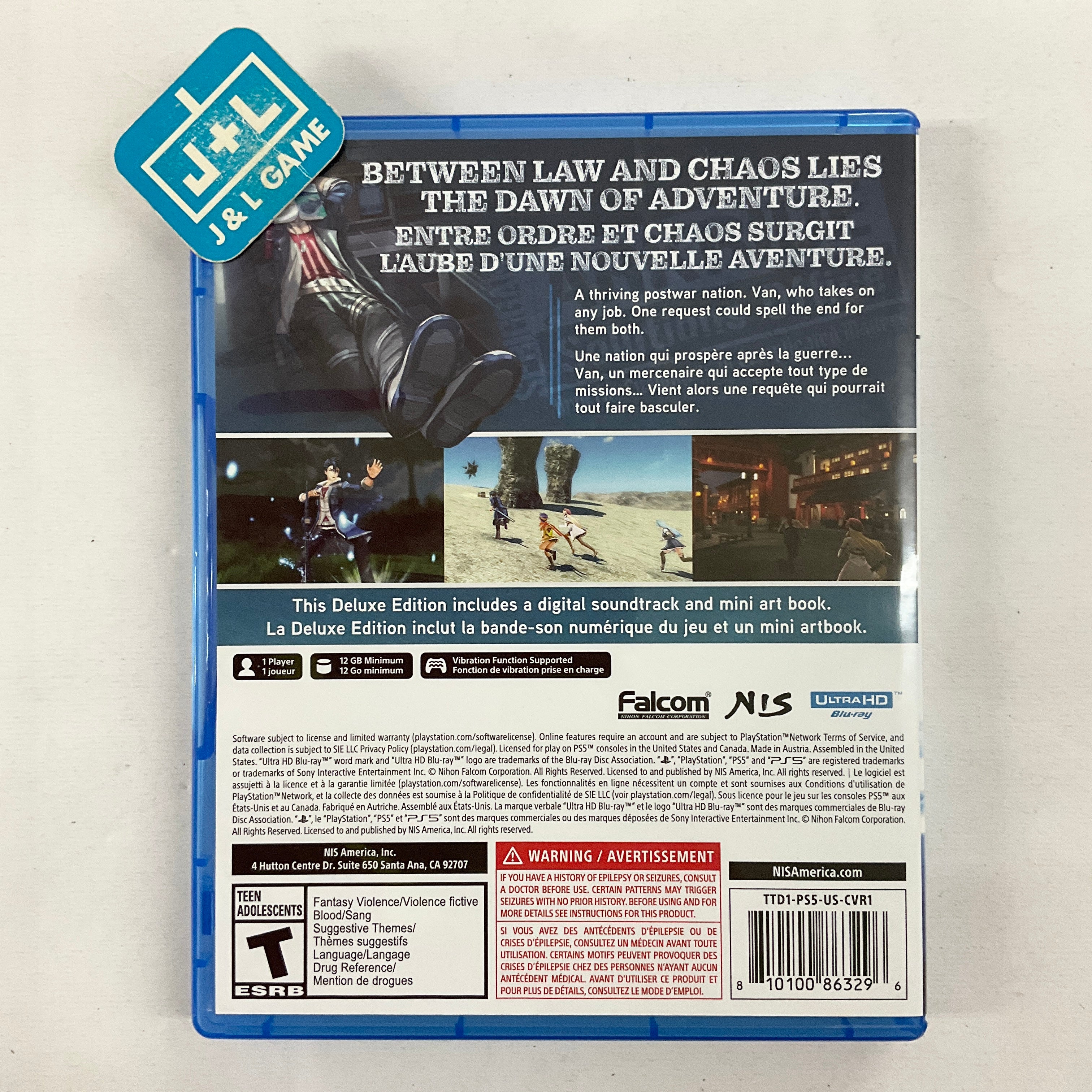 The Legend of Heroes: Trails through Daybreak: Deluxe Edition - (PS5) PlayStation 5 [Pre-Owned] Video Games NIS America   