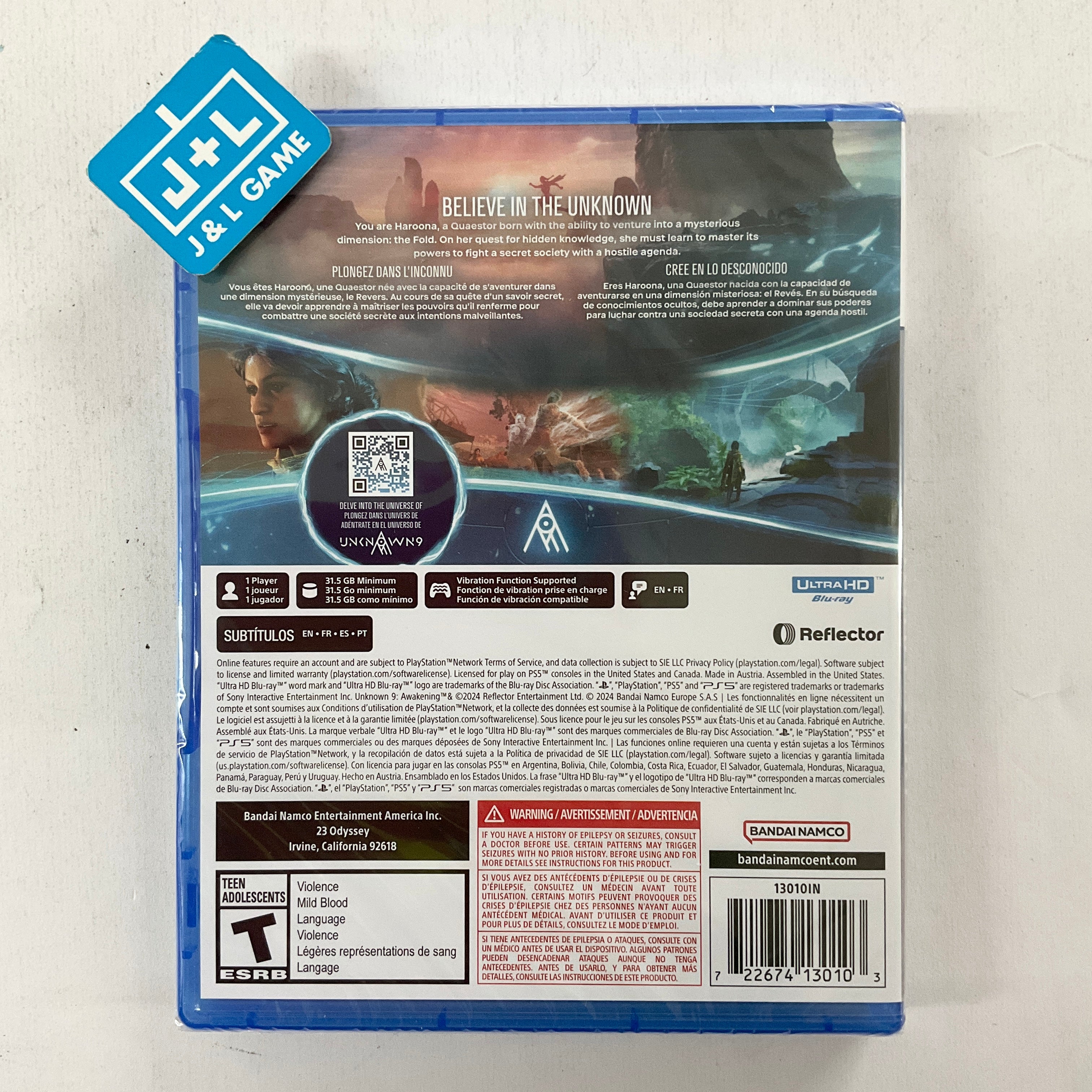 Unknown 9: Awakening - (PS5) PlayStation 5 | J&L Game