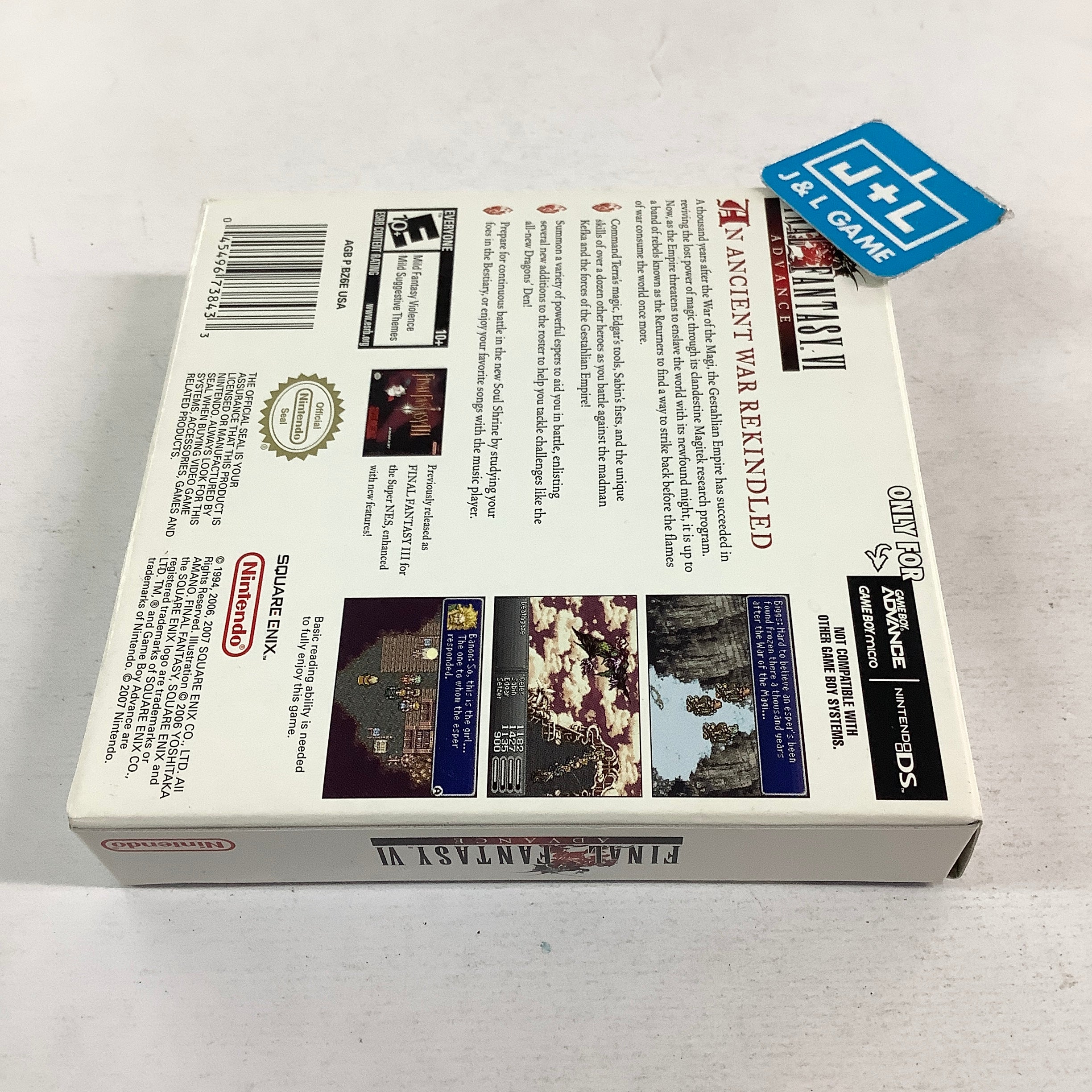 Final Fantasy VI Advance - (GBA) Game Boy Advance [Pre-Owned] Video Games Nintendo