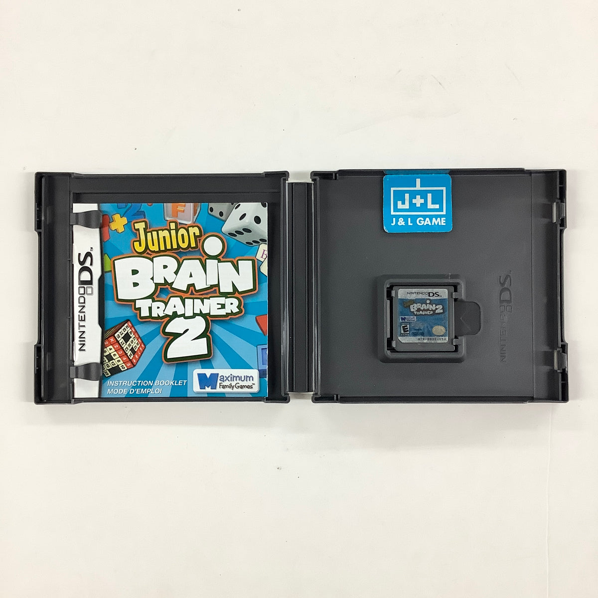 Junior Brain Trainer 2 - (NDS) Nintendo DS [Pre-Owned] Video Games Maximum Family Games