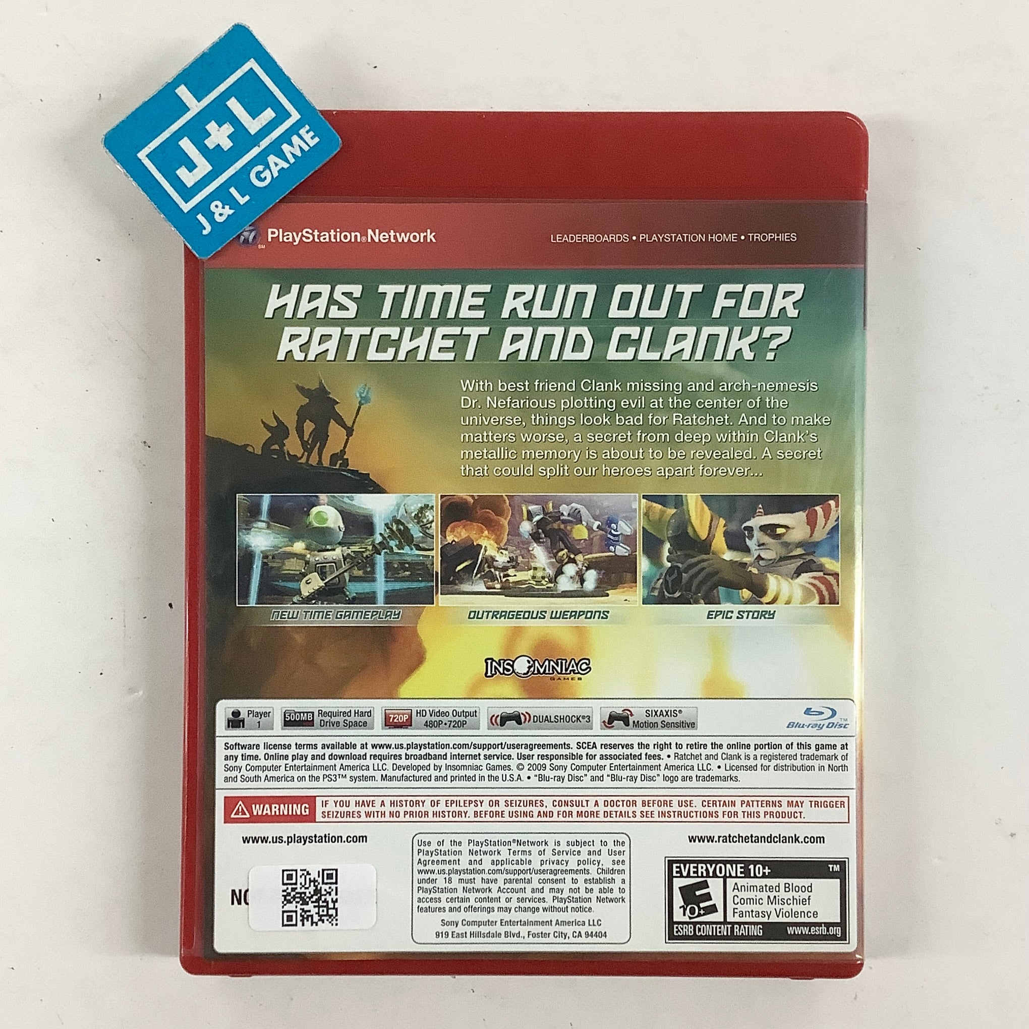 Ratchet & Clank Future: A Crack in Time (Greatest Hits) - (PS3) PlayStation 3 [Pre-Owned] Video Games SCEA
