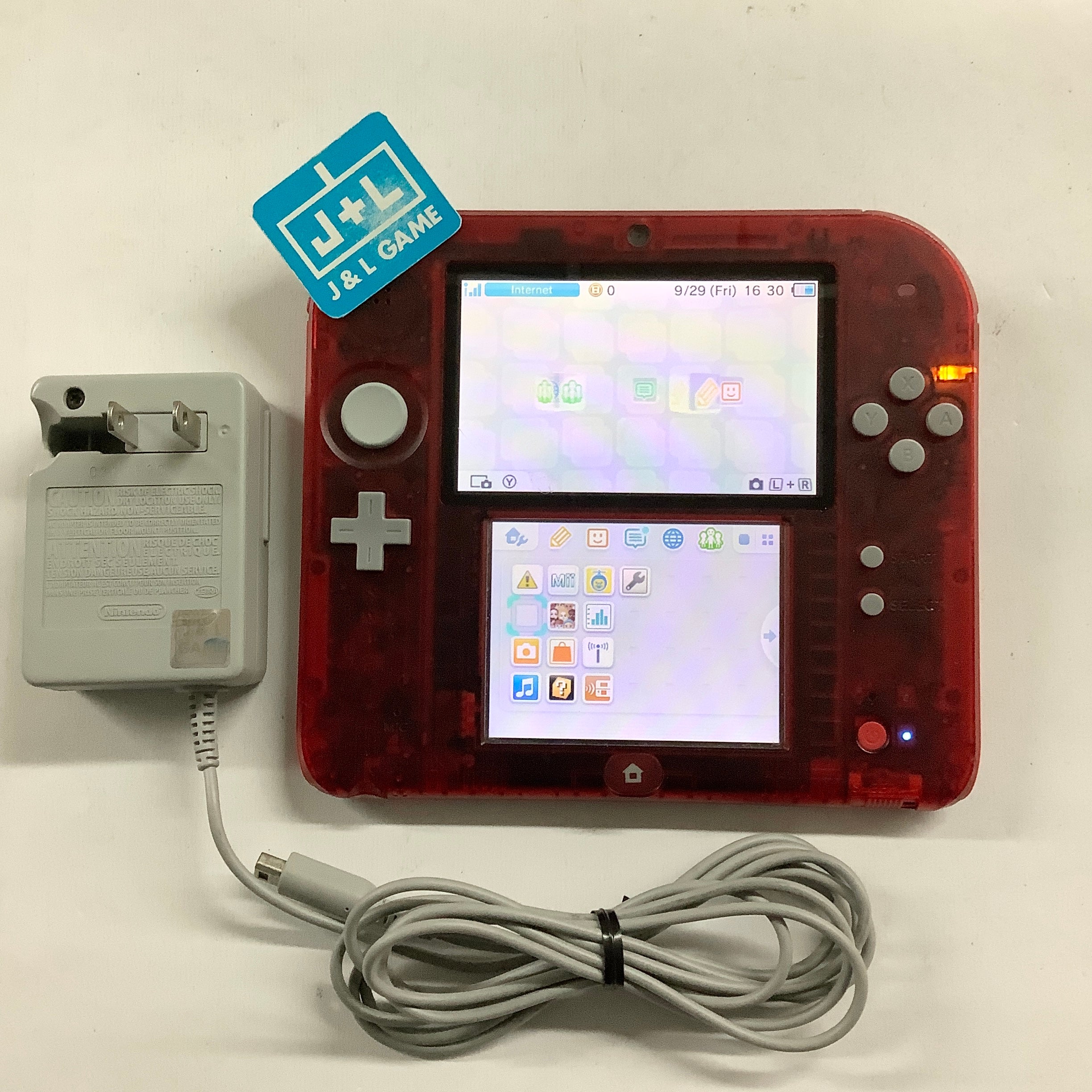 Nintendo 2DS Console (Crystal Red) - Nintendo 3DS [Pre-Owned] Consoles Nintendo