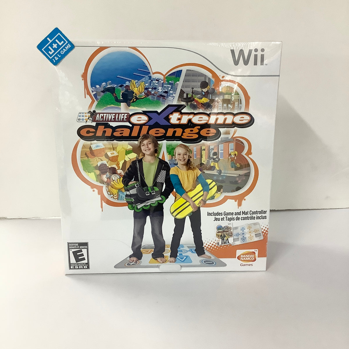 Active Life: Extreme Challenge (Bundle with Mat) - Nintendo Wii Video Games BANDAI NAMCO Entertainment