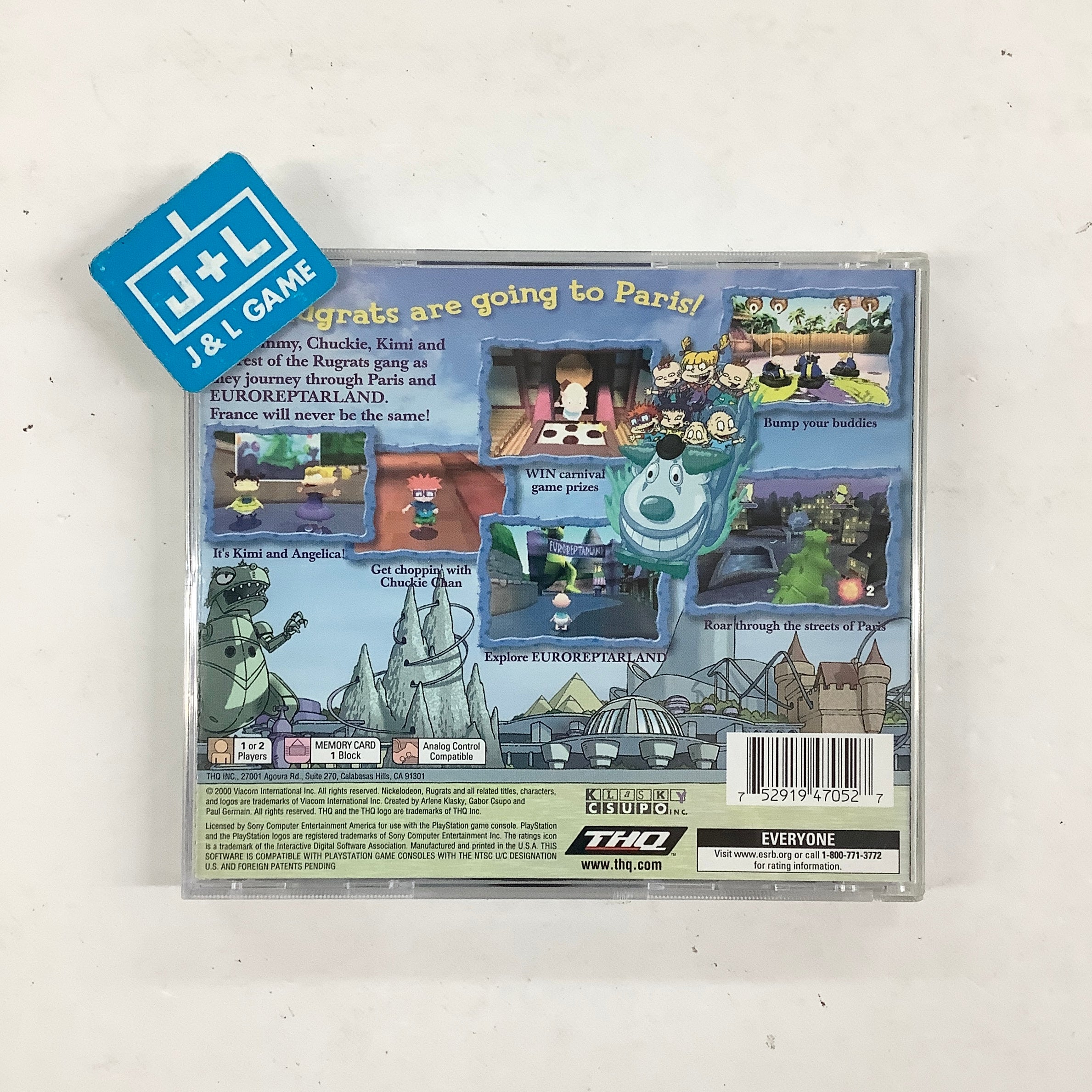 Rugrats in Paris: The Movie - (PS1) PlayStation 1 [Pre-Owned] Video Games THQ