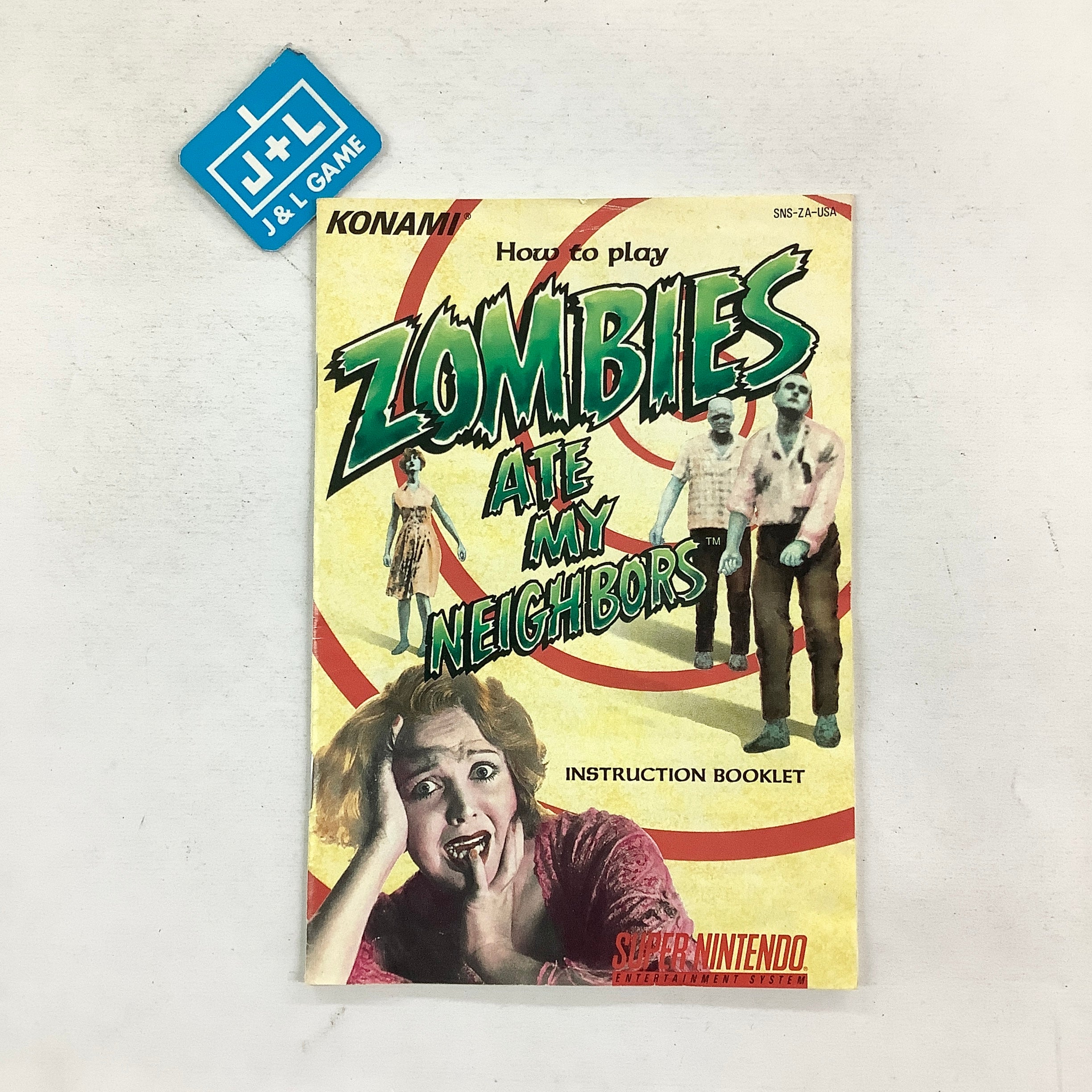 Zombies Ate My Neighbors - (SNES) Super Nintendo [Pre-Owned] Video Games Konami