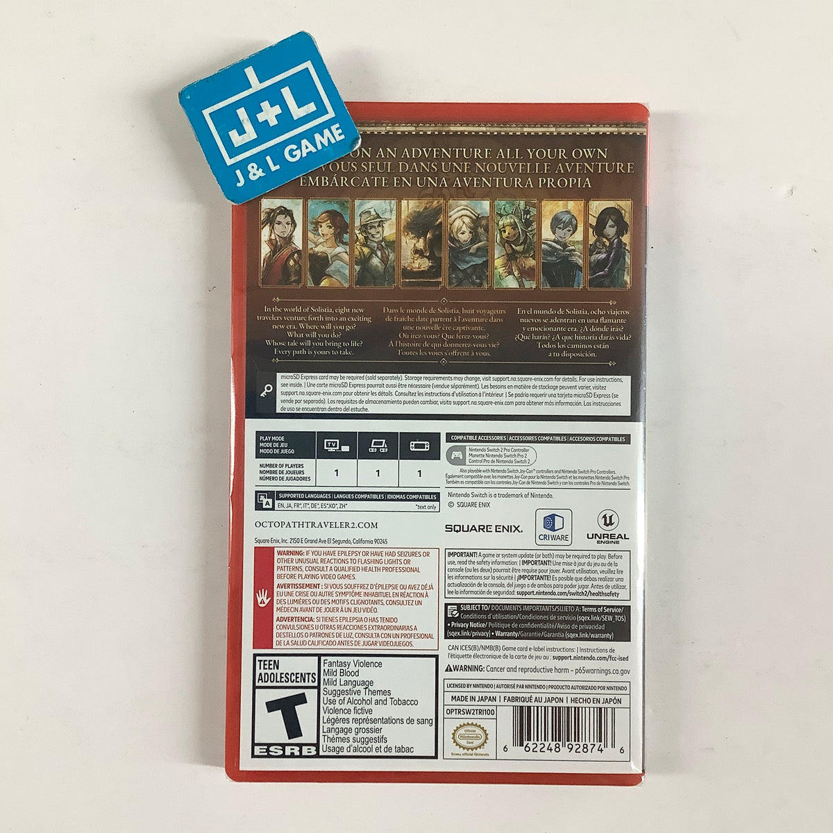 Octopath Traveler II - (NS2) Nintendo Switch 2